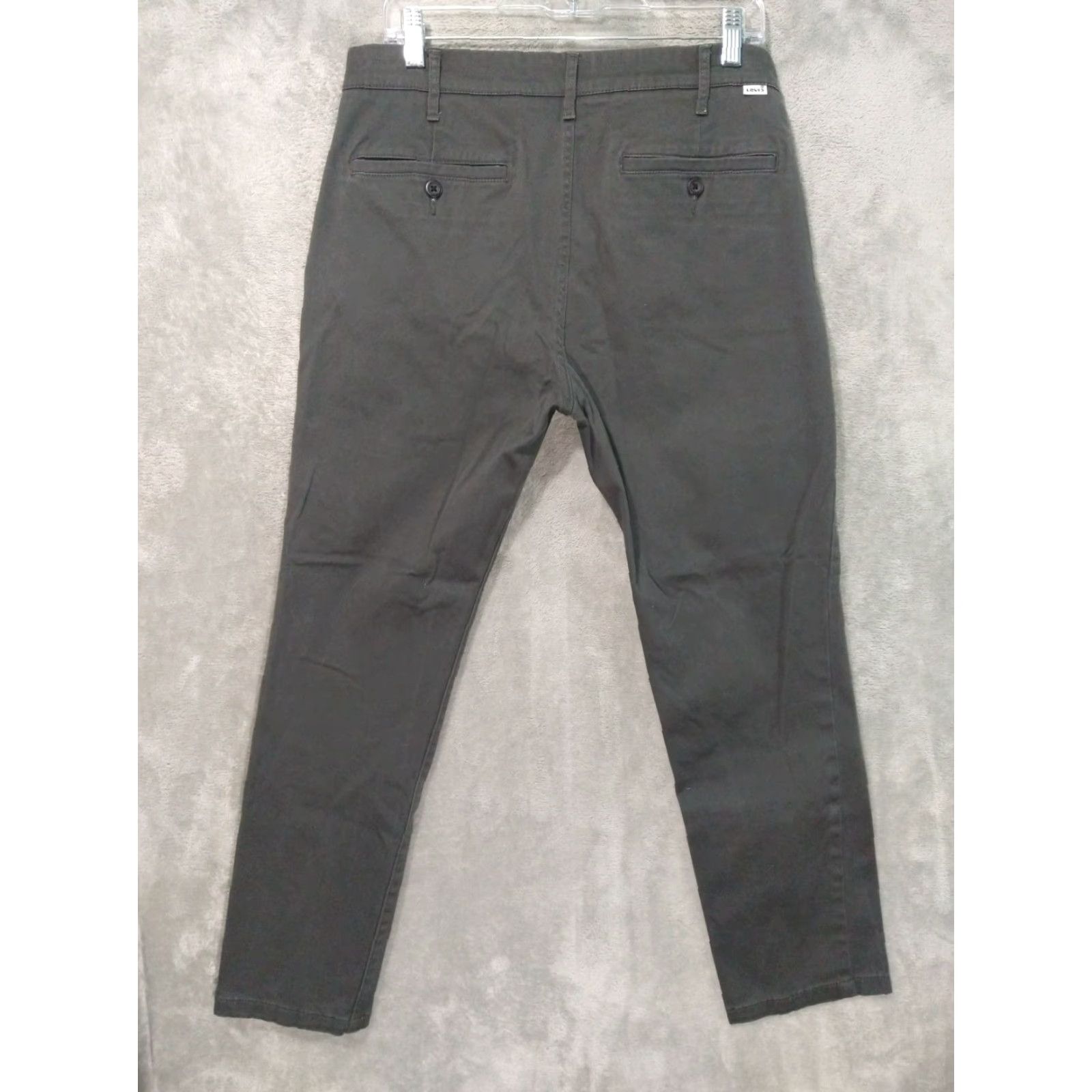 Levi's Levi's Pants Mens 33x30 Gray Chino Cotton Flat Front Mid Rise Regular Casual Workwear Mens Size US 33 - 2 Thumbnail