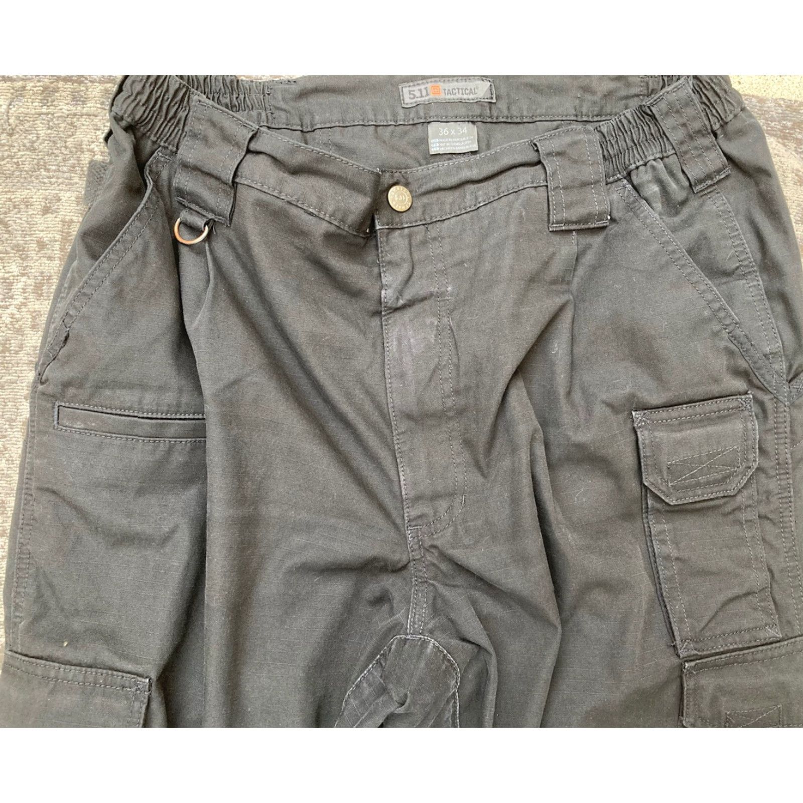 Vintage 5.11 Tactical Pants Cargo Regular 36 Black 5-Pocket Lightweight Breathable Poly Mens Jeans & Pants Size US 36 / EU 52 - 2 Thumbnail