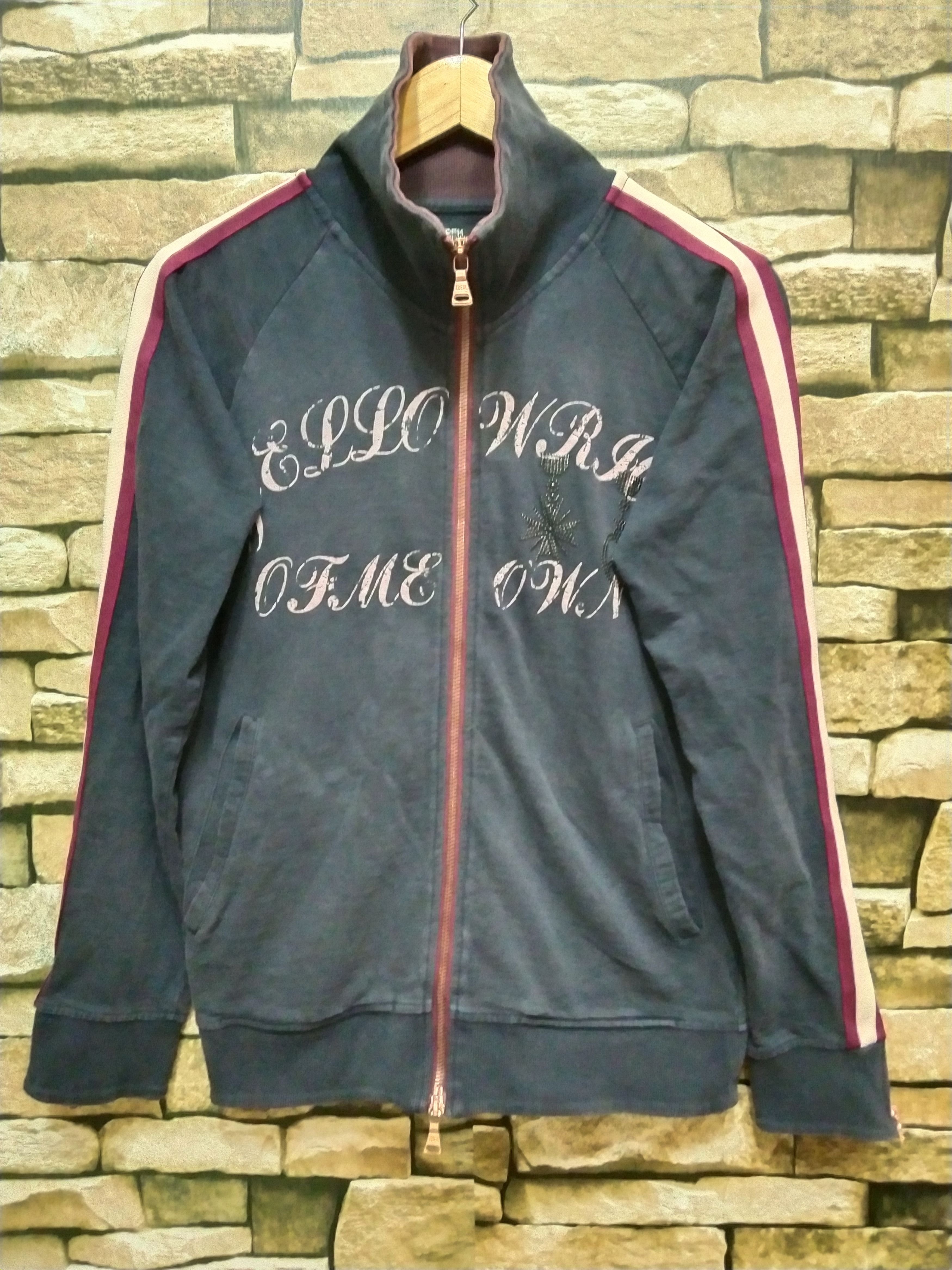 image of Ppfm Zipper Sweatshirt in Black, Men's (Size Medium)