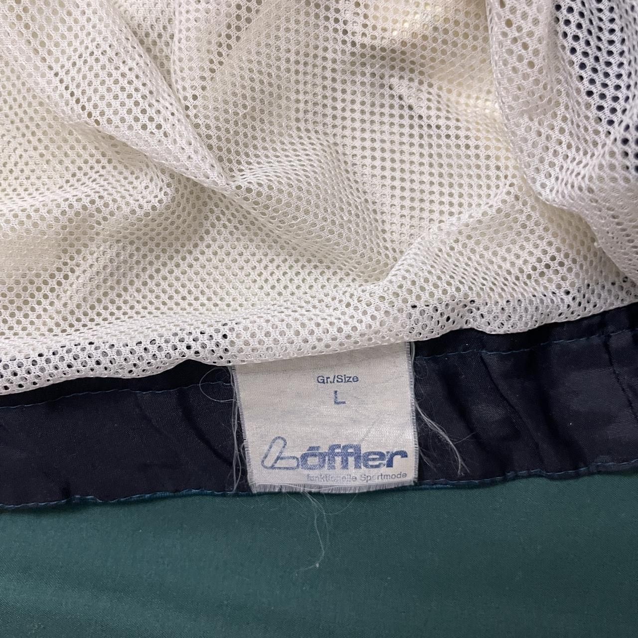Vintage Vintage LOFFLER Packable Mens Rain Jacket Blue 90s L Size US L / EU 52-54 / 3 - 6 Thumbnail