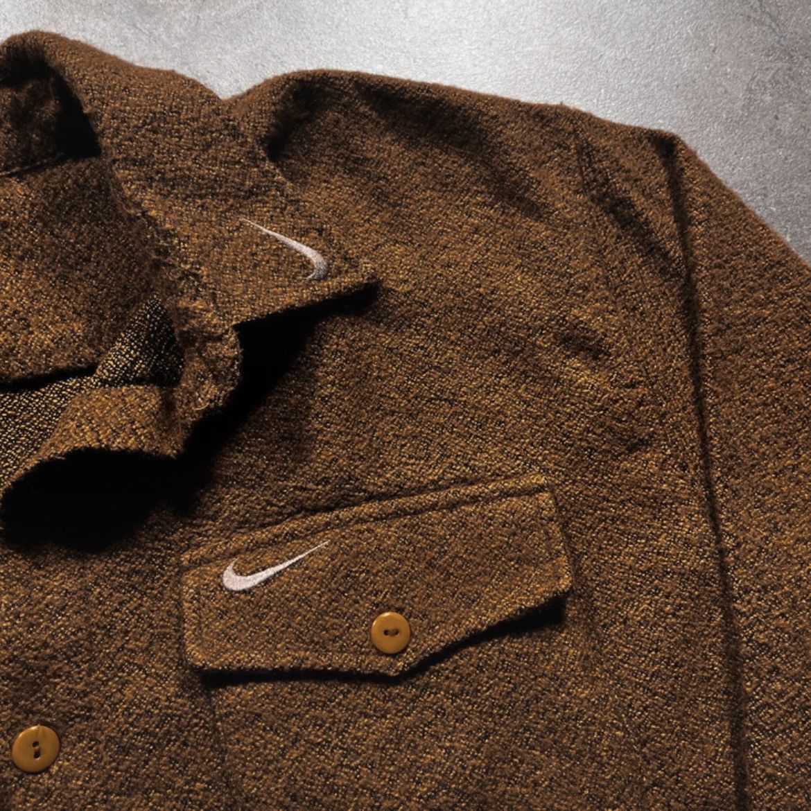 Nike Nike 90s Vintage Flannel Shirt Overshirt Fleece Very Rare Size US XL / EU 56 / 4 - 6 Thumbnail