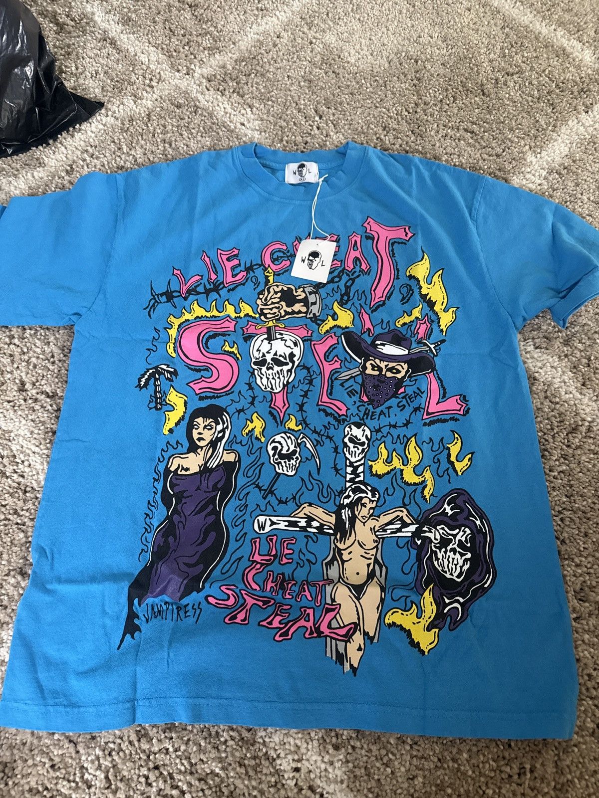 Warren Lotas Warren Lotas Lie Cheat Steal Electric Blue Size US XL / EU 56 / 4 - 1 Thumbnail