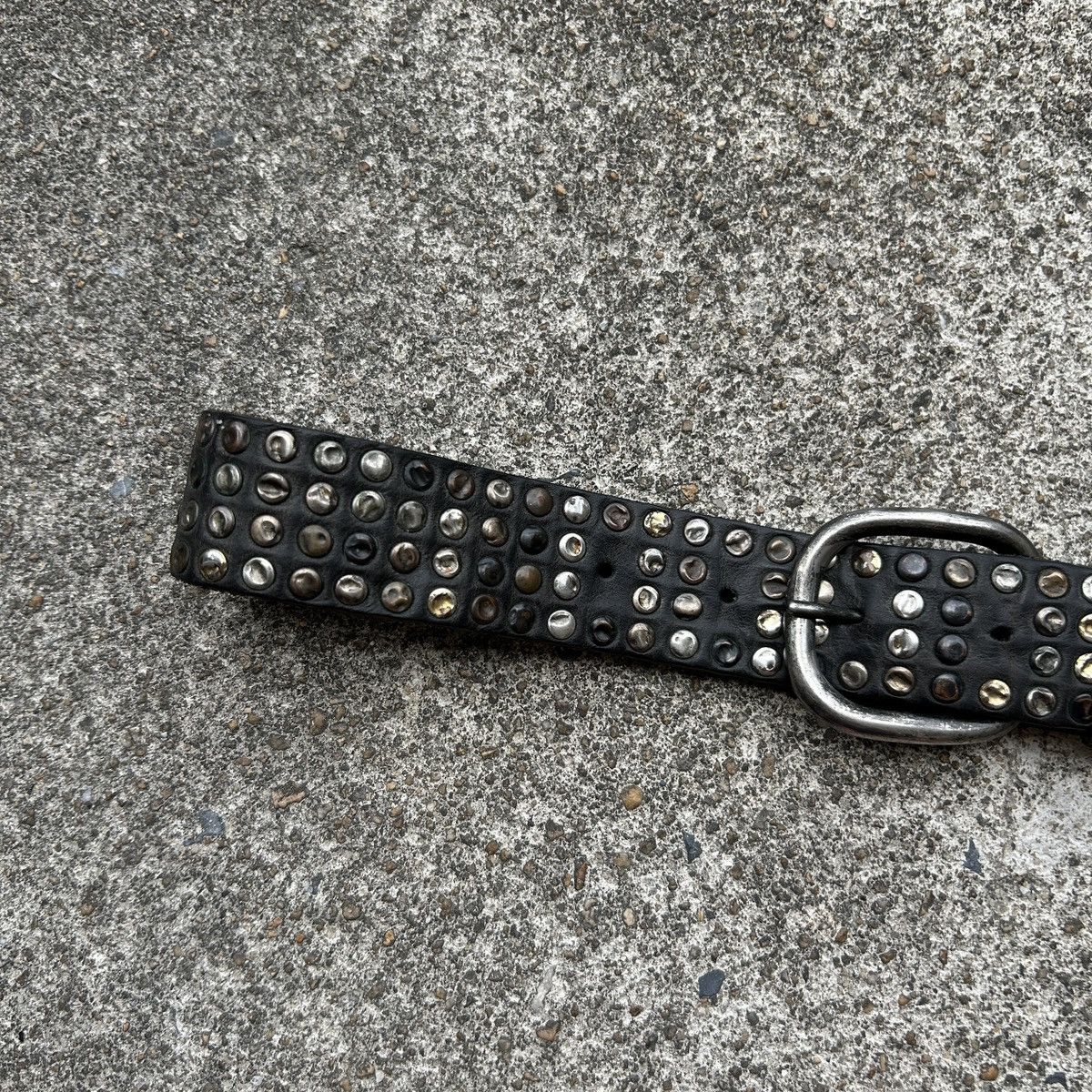 Vintage Vintage studded leather belt Black (Kapital Style) Size ONE SIZE - 4 Thumbnail