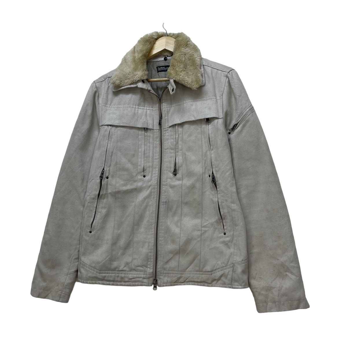 In The Attic × Japanese Brand × Le Grande Bleu (L.G.B.) Avant Garde Japanese Brand Real Zip Jacket Size US M / EU 48-50 / 2 - 3 Thumbnail