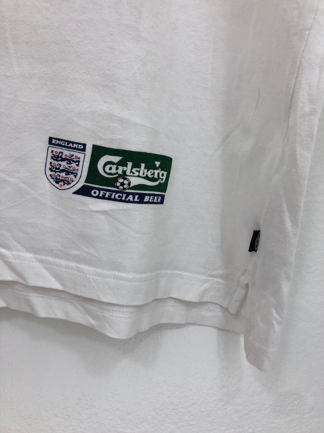 Umbro × Vintage Vintage England Umbro Carlsberg shirt wts01 Size US L / EU 52-54 / 3 - 6 Thumbnail