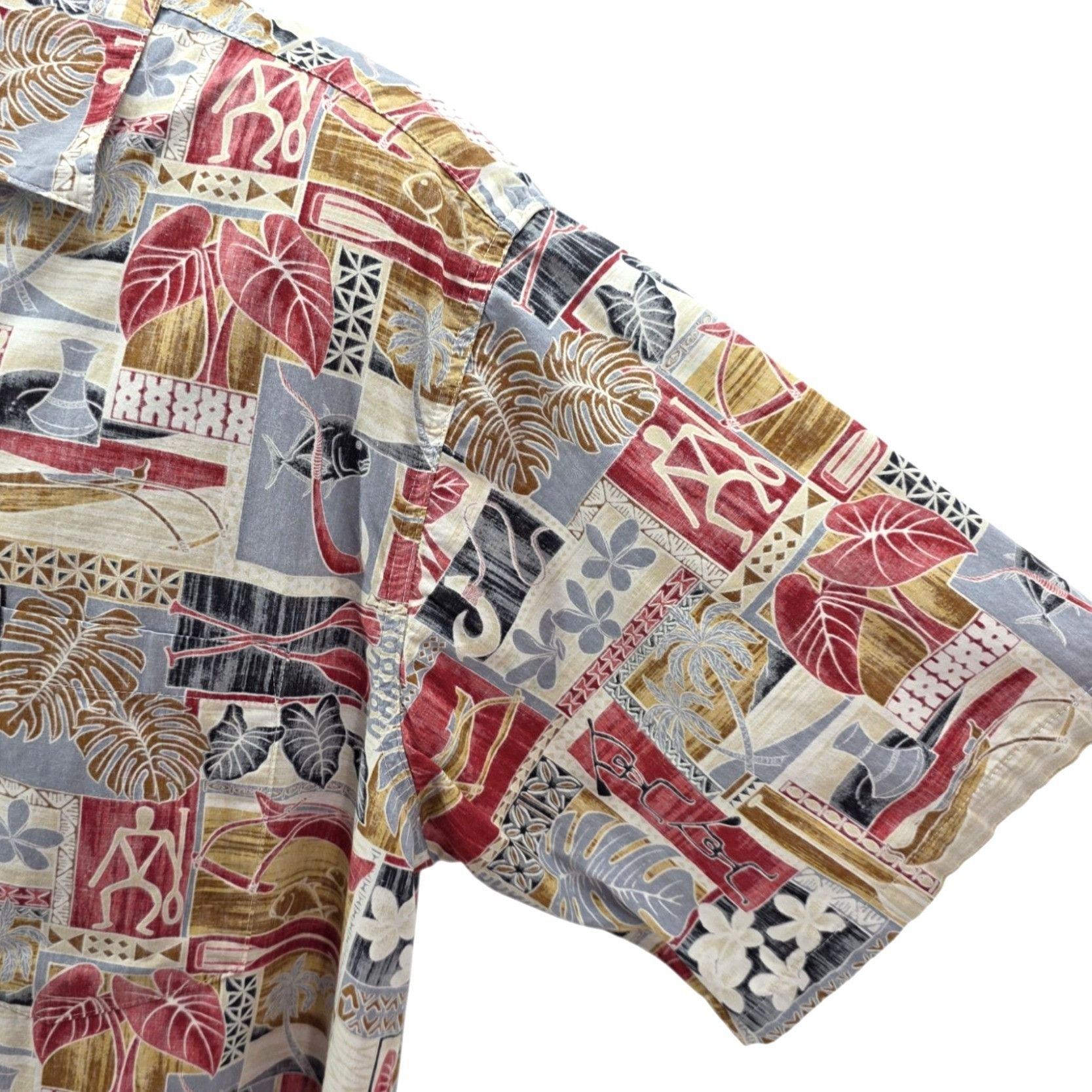 Other Vintage Go Barefoot Mens XL Shirt Hawaiian Reverse Print Size US XL / EU 56 / 4 - 3 Thumbnail