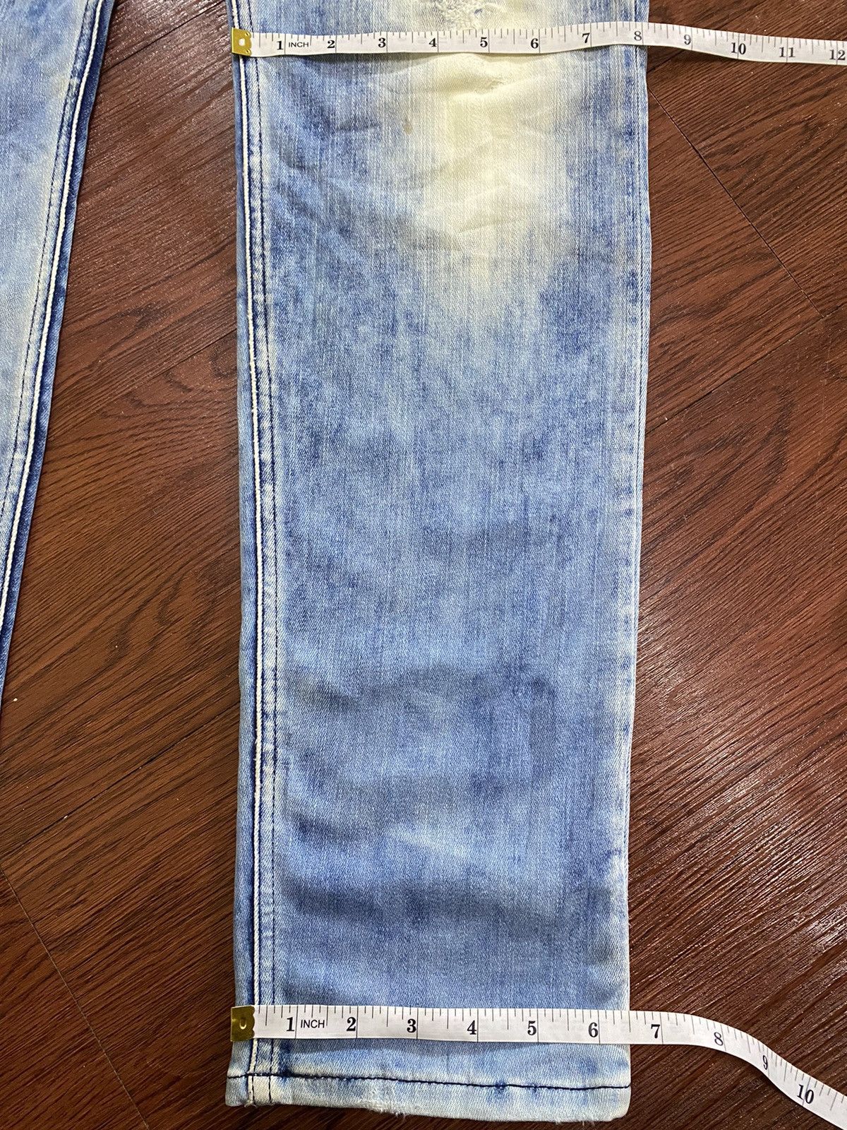 Diesel Black Gold Vintage Diesel Denim Vision Mud Wash Slim Jeans Size US 36 / EU 52 - 15 Thumbnail