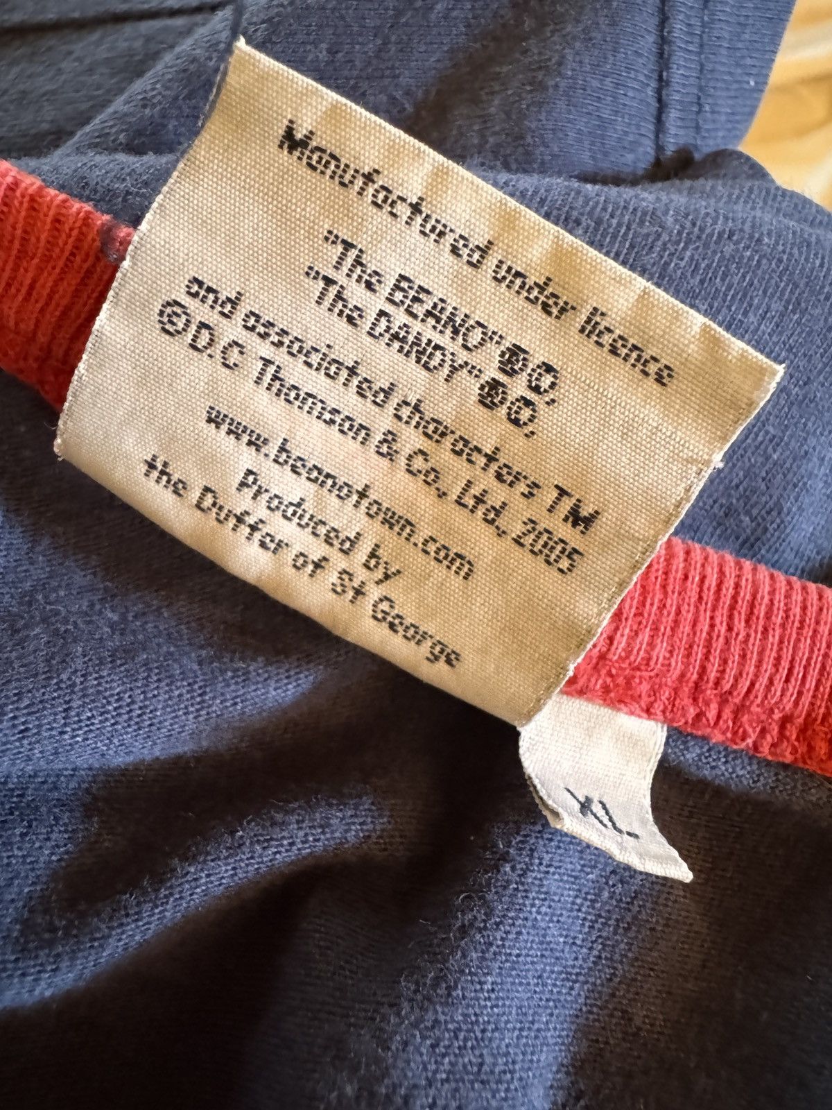 Vintage Desperate Dan Comic Vintage Tee T-shirt The Dandy Beano Size US XL / EU 56 / 4 - 7 Thumbnail