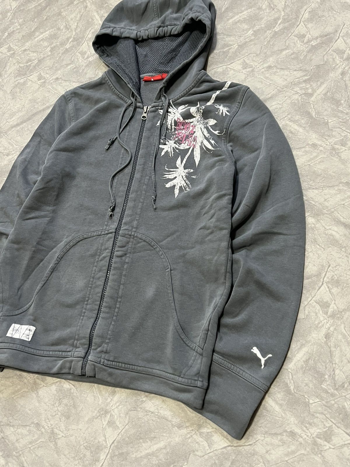 Puma Vintage Puma Zip Hoodie Size M / US 6-8 / IT 42-44 - 2 Thumbnail