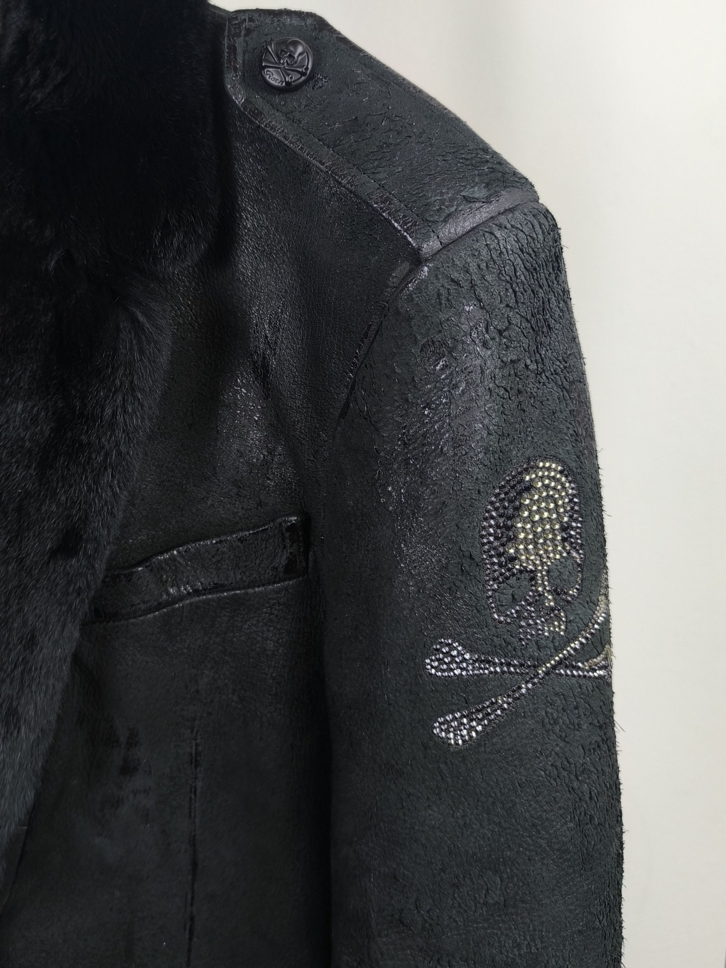 Roen roen by hiromu takahara distressed deer & rabbit fur coat Size US M / EU 48-50 / 2 - 4 Thumbnail