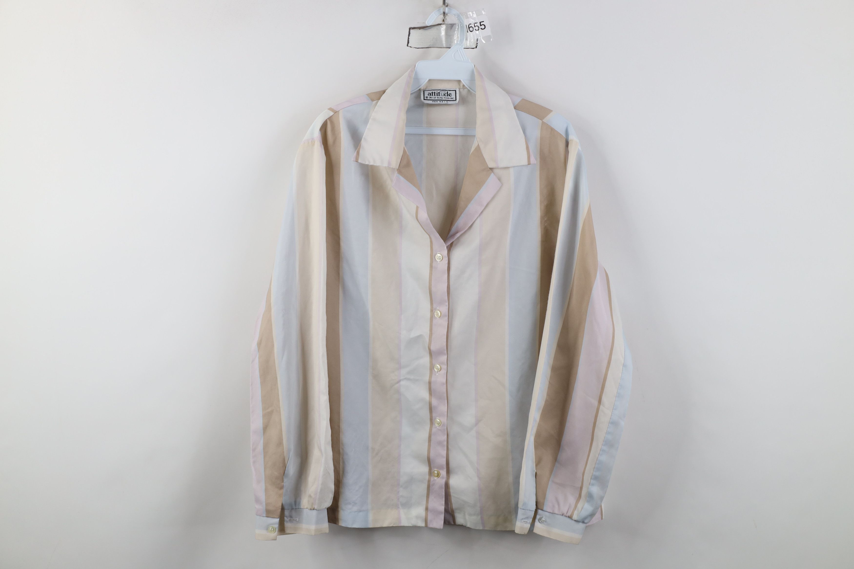 Vintage Vintage 90s Streetwear Panel Camp Collar Button Shirt USA Size XXL / US 16-18 / IT 52-54 - 1 Thumbnail
