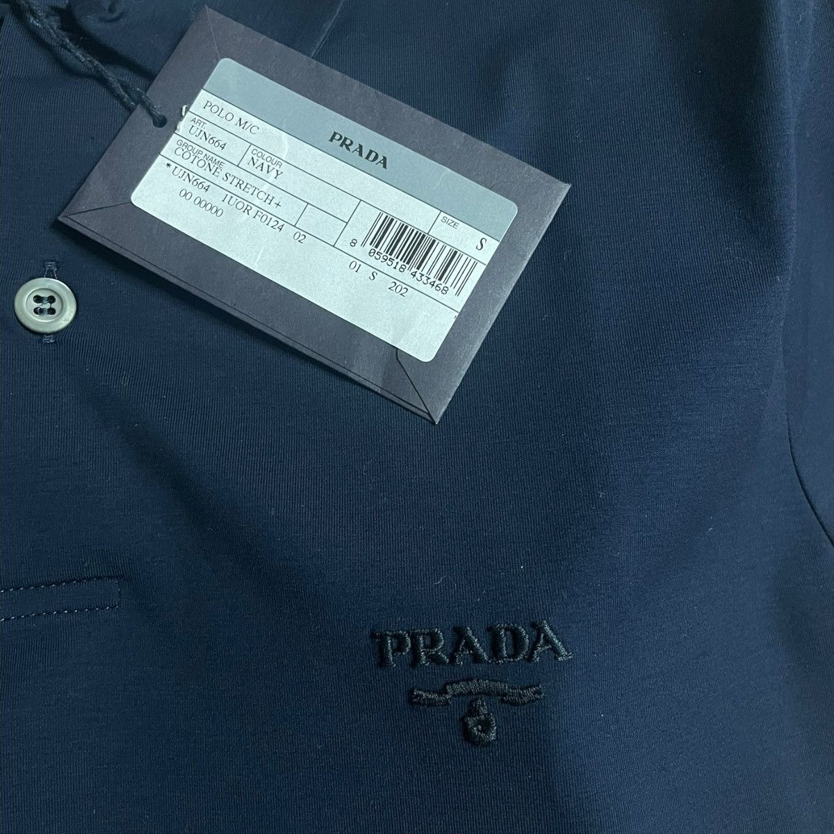Prada Prada polo blue navy size S Size US S / EU 44-46 / 1 - 7 Thumbnail