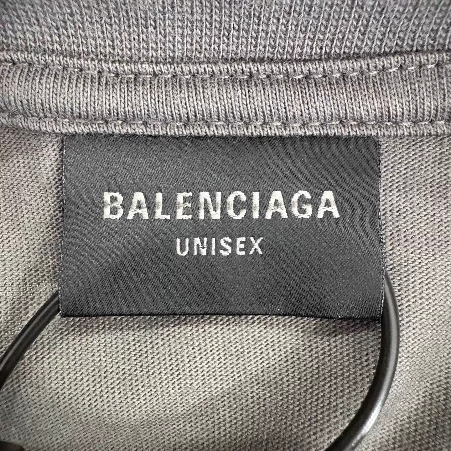 Balenciaga BLCG Embroidered Logo SS Tee Khaki/Deep Gray M NWT Size US M / EU 48-50 / 2 - 3 Thumbnail