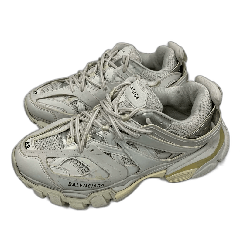 Balenciaga Balenciaga Track pure white Daddy shoes Size US 9 / EU 42 - 1 Thumbnail