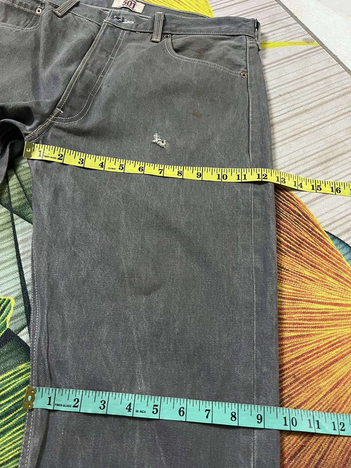 Levi's × Levi's Vintage Clothing VINTAGE LEVIS 501 DISTRESSED JEANS Size US 34 / EU 50 - 11 Thumbnail