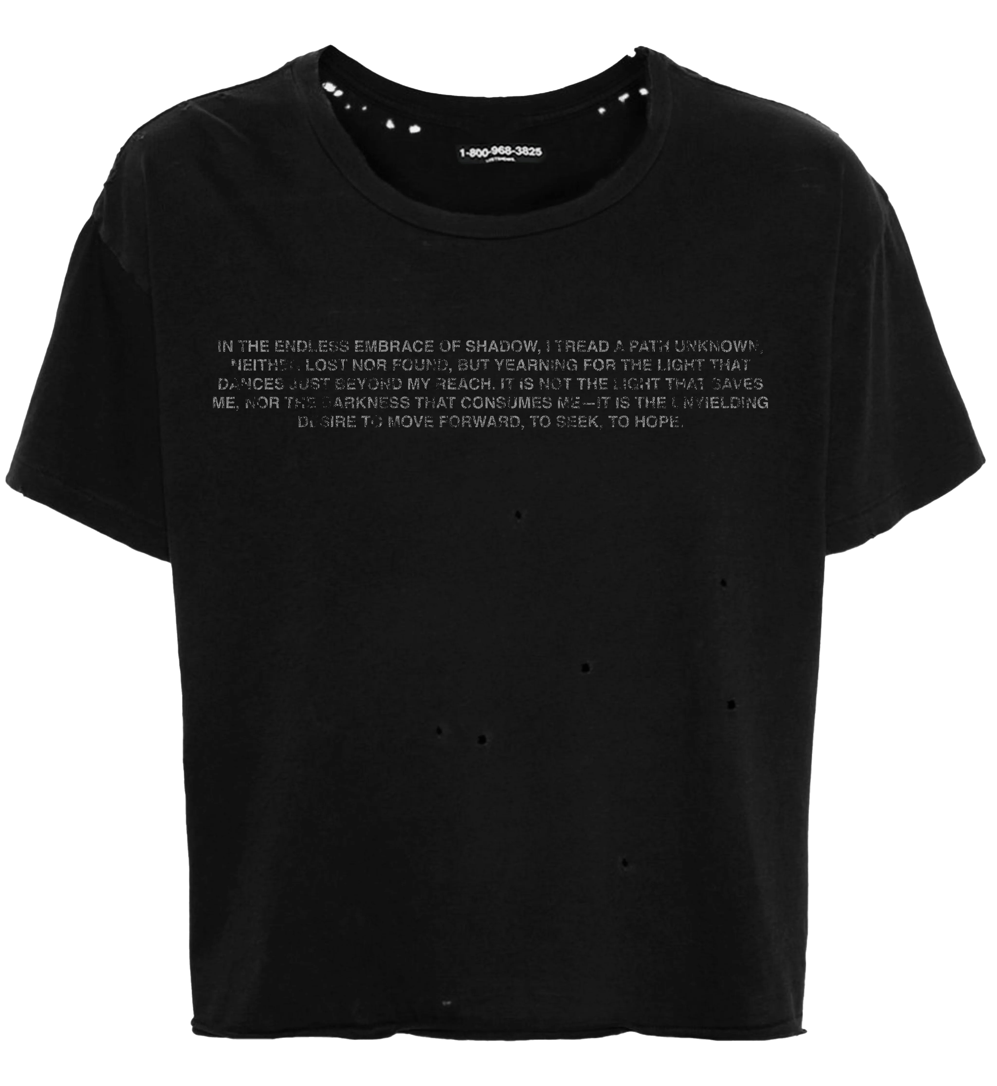 LOSTSHDWS LOSTSHDWS 'Quote' Black Tee Size US M / EU 48-50 / 2 - 1 Preview