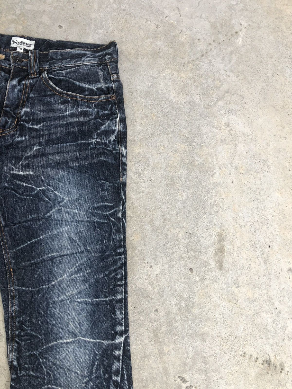 If Six Was Nine Japanese Nylaus Flared Jeans Distressed Jeans Size US 30 / EU 46 - 5 Thumbnail