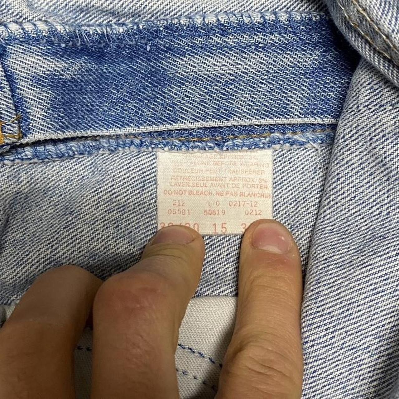 Levi's Vintage Orange tab 619 Levi distressed denim shorts Size US 35 - 5 Thumbnail