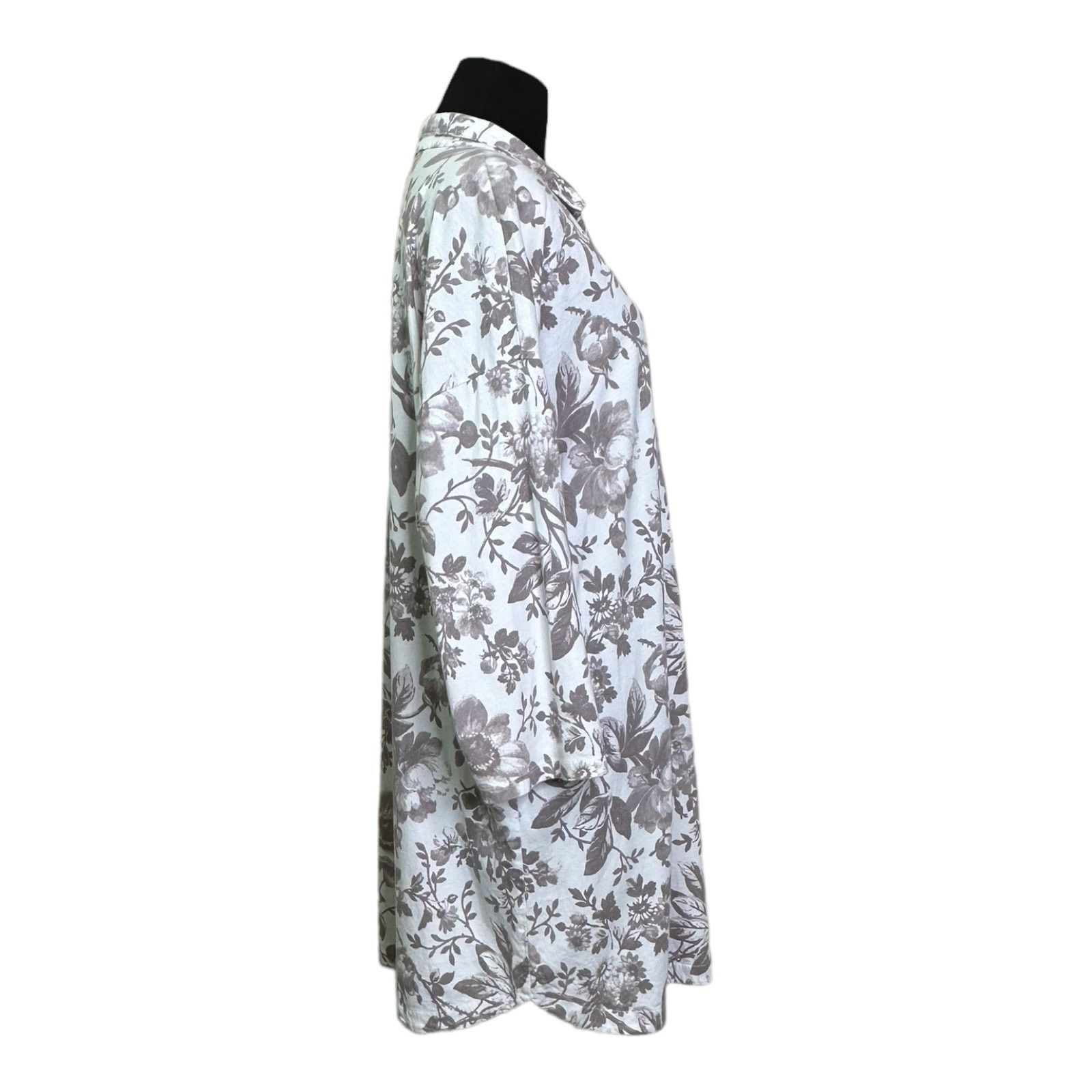 Haven Haven white brown floral long sleeves shirt dress size XL Size XL / US 12-14 / IT 48-50 - 5 Thumbnail