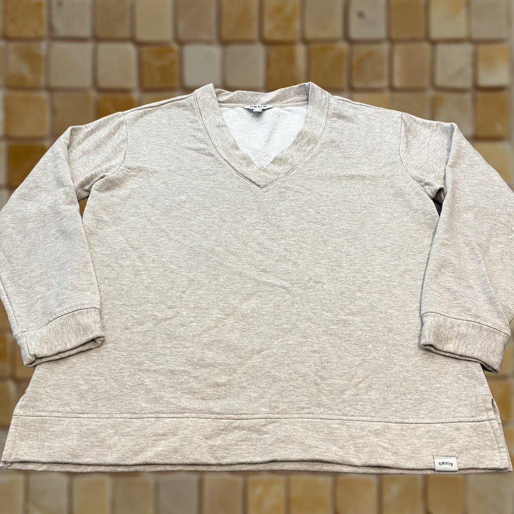 Orvis Orvis Sweater Mens Medium Beige V Neck Pullover Classic Collection Cozy Casual Size US M / EU 48-50 / 2 - 1 Thumbnail