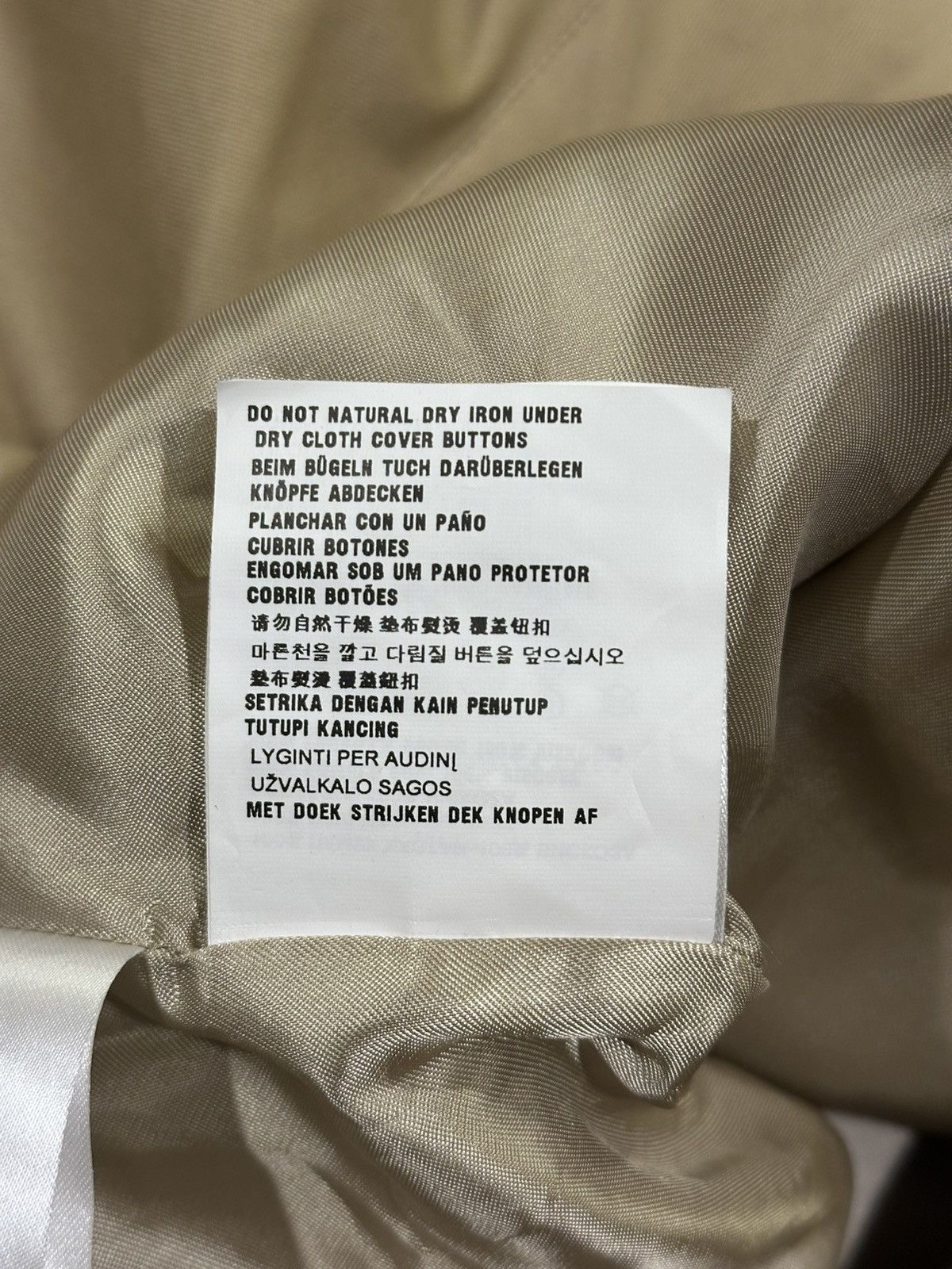 Miu Miu Miu Miu Khaki / Biege Chino Cord Logo Blouson Bomber Jacket Size US M / EU 48-50 / 2 - 22 Thumbnail
