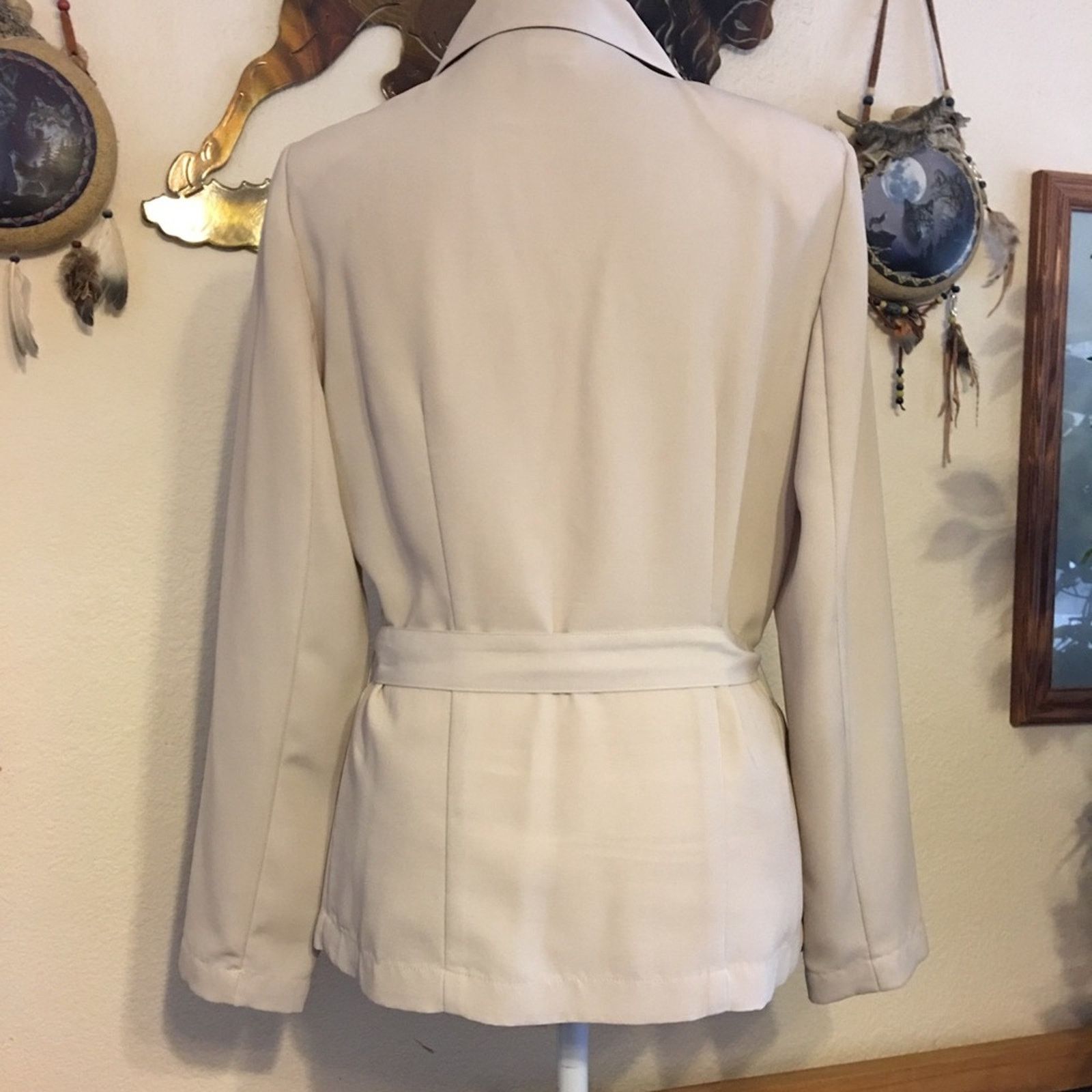 Other NYCC tan tie front button jacket lightweight 10 Size L / US 10 / IT 46 - 4 Thumbnail