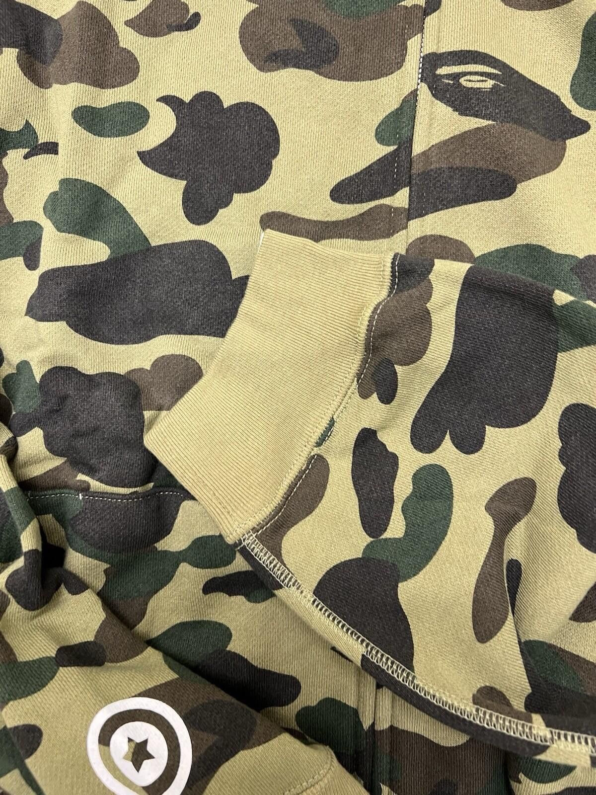 Bape BAPE by A Bathing Ape ABC Camo Green Shark Full Zip Hoodie Size US XXL / EU 58 / 5 - 9 Thumbnail