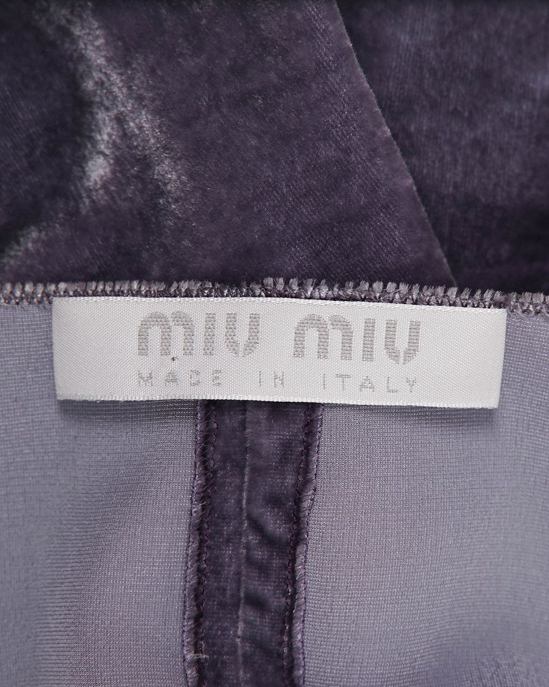 Miu Miu Miu Miu F/W1998 Lilac Velvet Dress Size M / US 6-8 / IT 42-44 - 10 Thumbnail