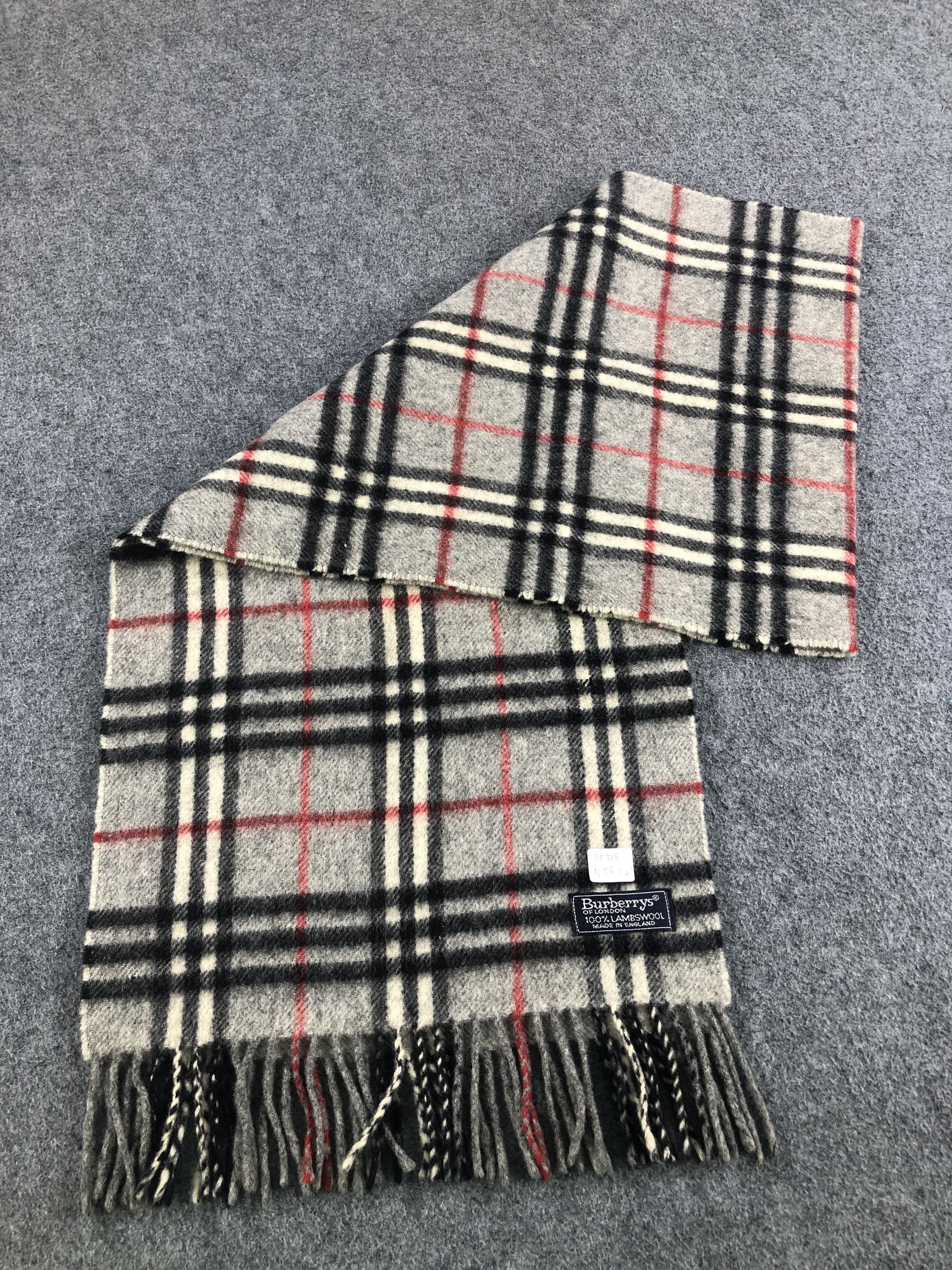 Burberry Burberry Lambswool Scarf / Muffler / Neckwear Size ONE SIZE - 6 Thumbnail