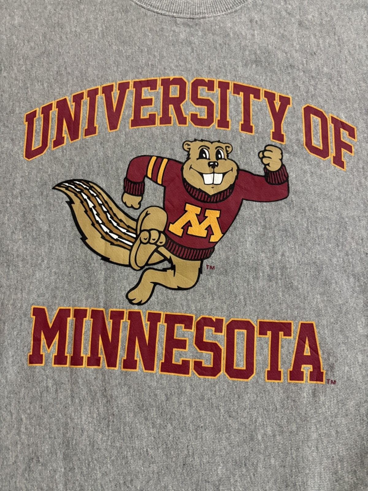 Japanese Brand Vintage UNIVERSITY OF MINNESOTA Sweatshirt Size US M / EU 48-50 / 2 - 3 Thumbnail