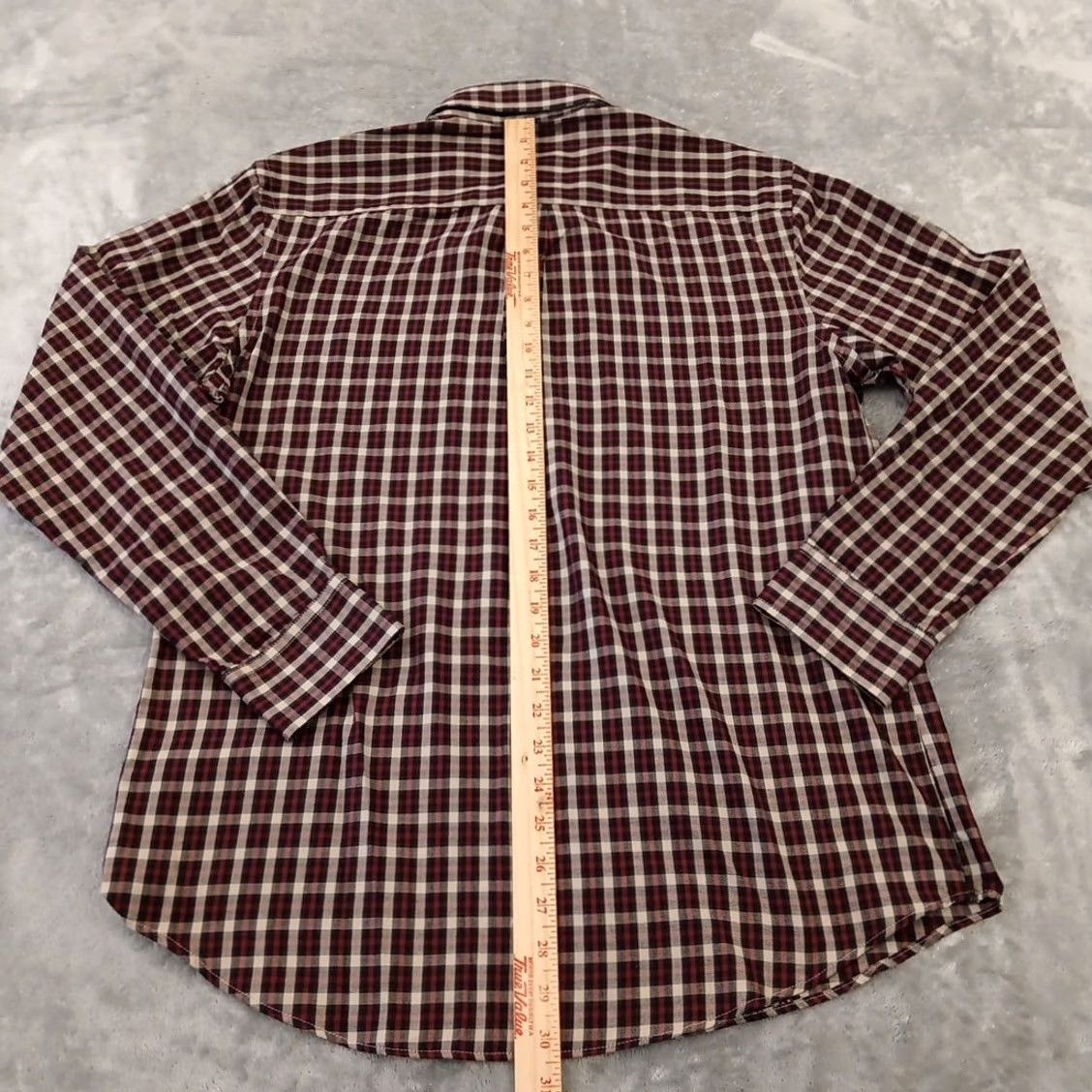 Van Heusen Van Heusen Shirt Mens Medium Red Plaid Long Sleeve Button Down Cotton Blend - Vintage Size US M / EU 48-50 / 2 - 5 Thumbnail