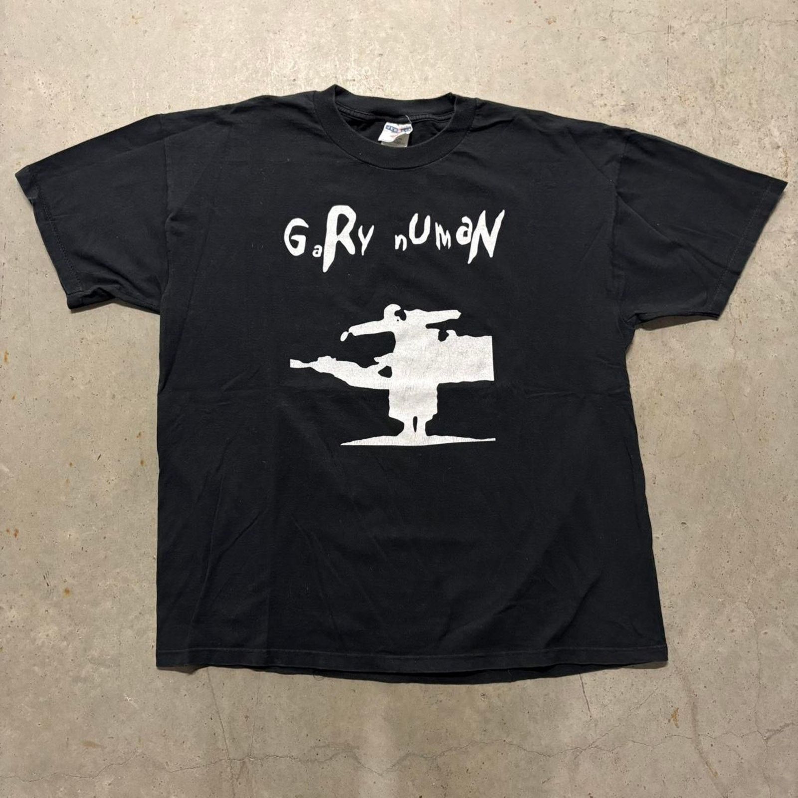 Band Tees × Vintage Crazy Vintage Y2K 2001 Gary Numan Pure Tour T Shirt Size US XL / EU 56 / 4 - 1 Thumbnail