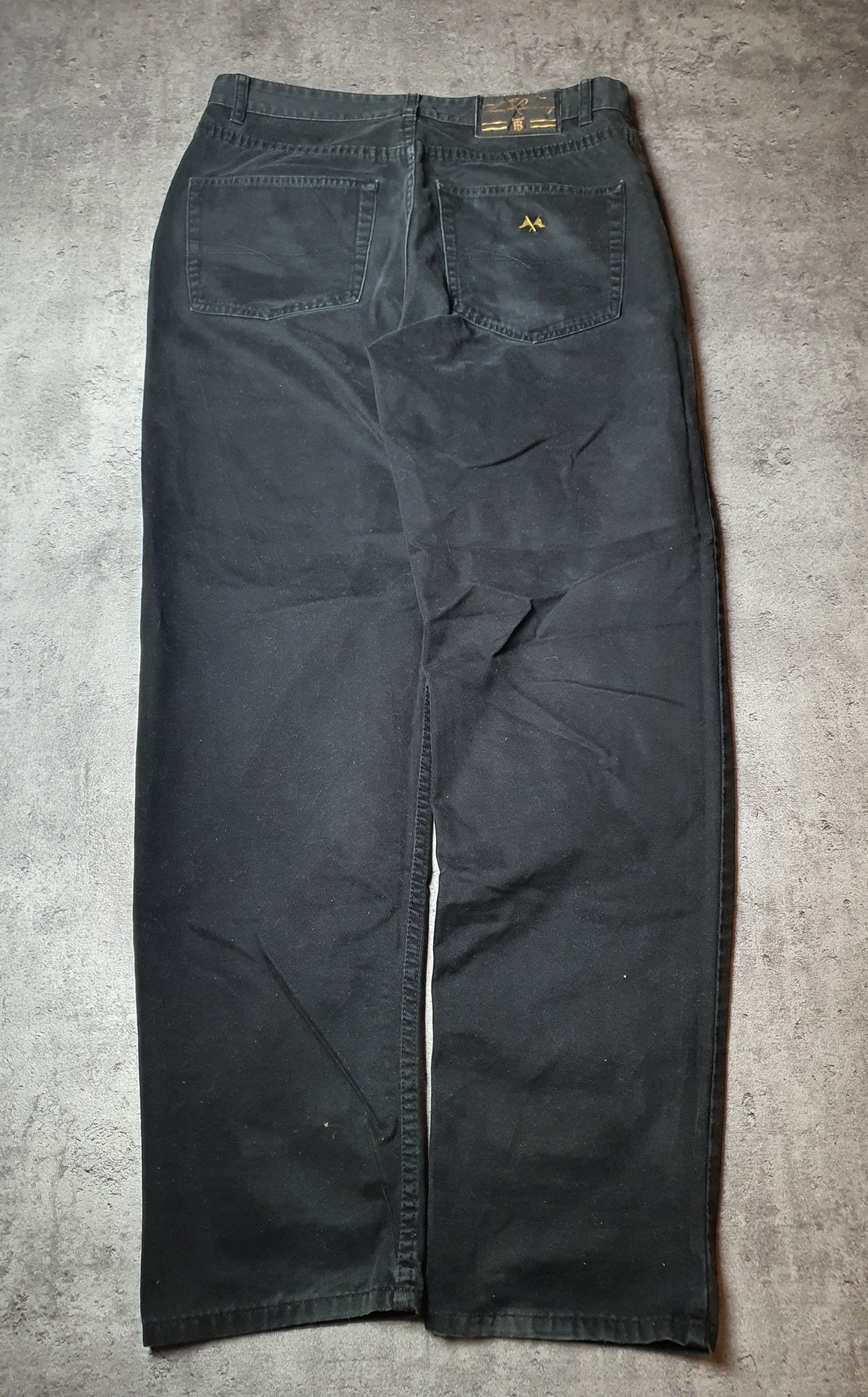 Burberry × Vintage Vintage Thomas Burberry Heavy Denim Pants Size 34 Size US 34 / EU 50 - 6 Thumbnail