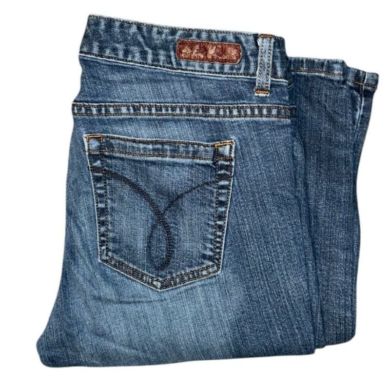Calvin Klein Calvin Klein Ultimate Skinny Jeans Blue Denim Mid Rise 29/8 Size 29" - 9 Thumbnail
