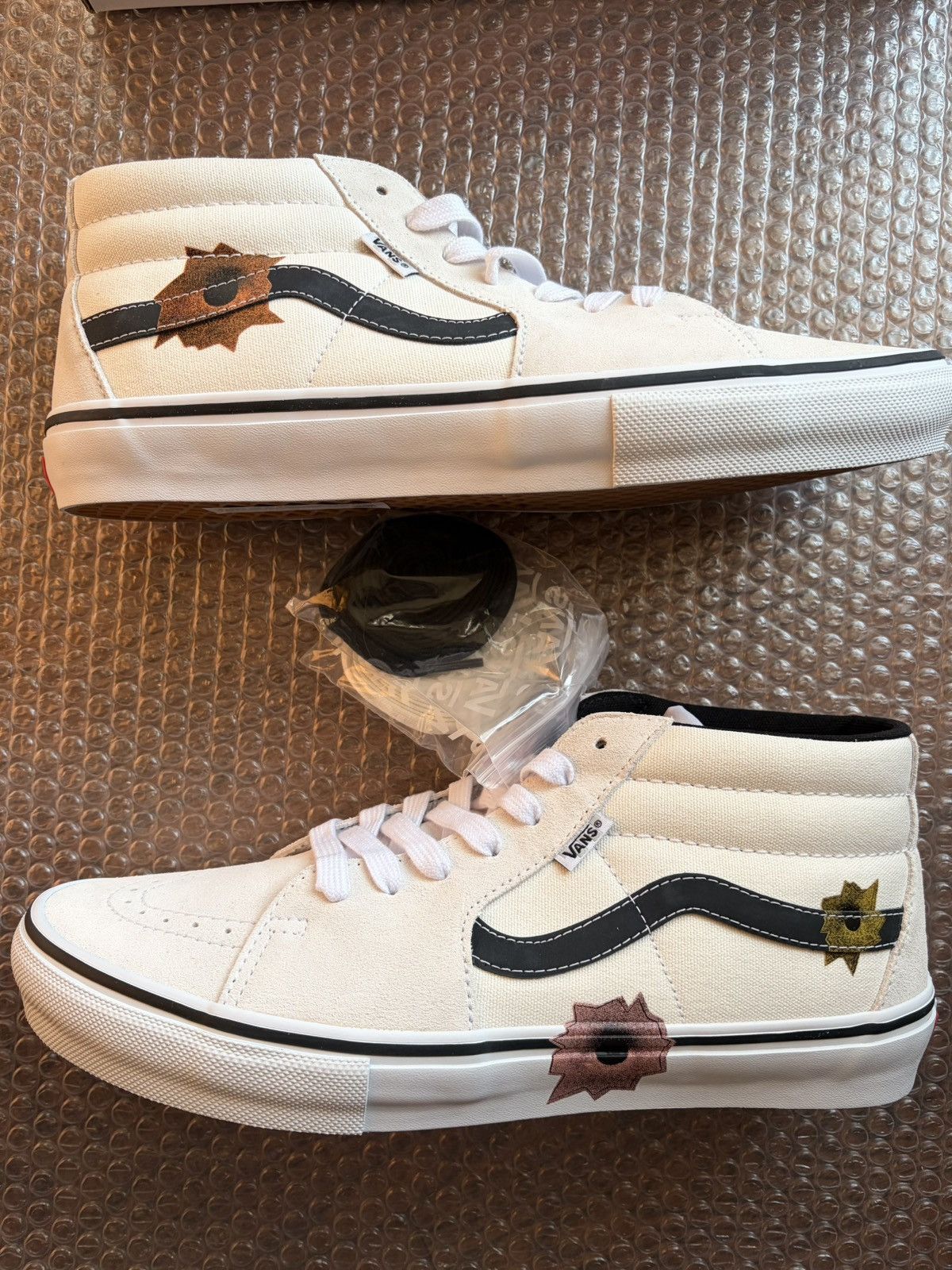 Supreme × Vans US 12 Nate Lowman × Supreme × Vans Skate Grosso Mid Natural Size US 12 / EU 45 - 2 Thumbnail