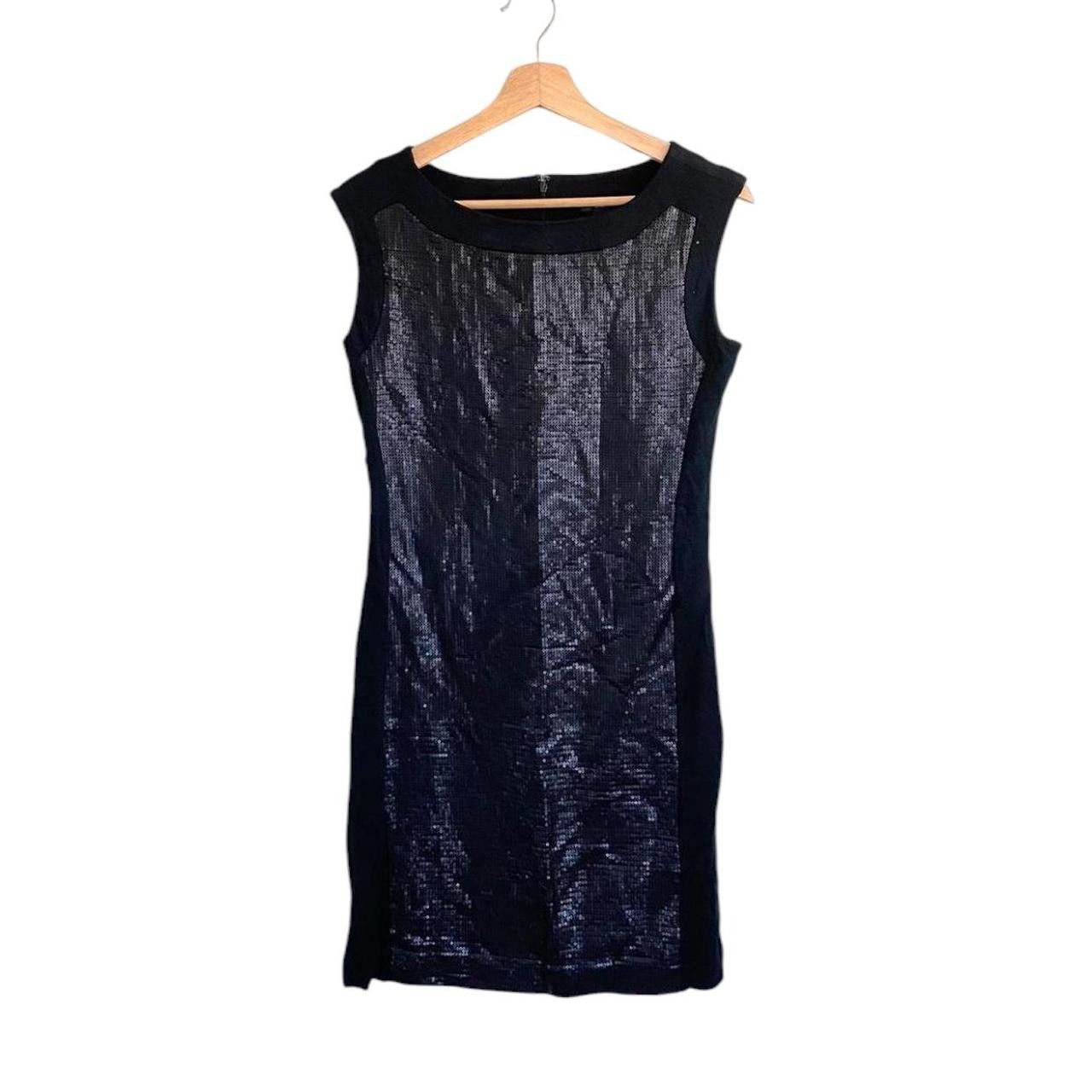 Ann Taylor ANN TAYLOR BLACK BODY CON SEQUIN MINI DRESS WOMENS SIZE 2 Size XS / US 0-2 / IT 36-38 - 1 Thumbnail