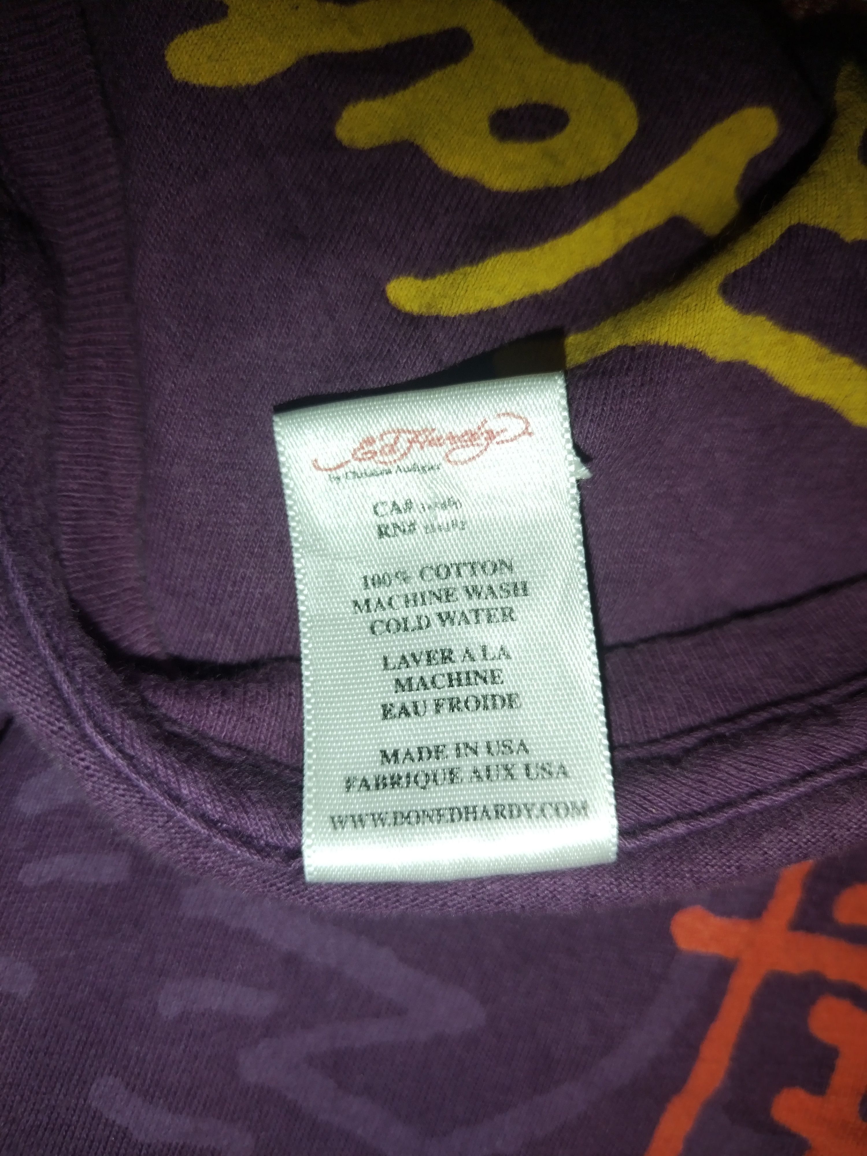 Vintage Y2K Ed Hardy By Christian Audigier Tshirt
