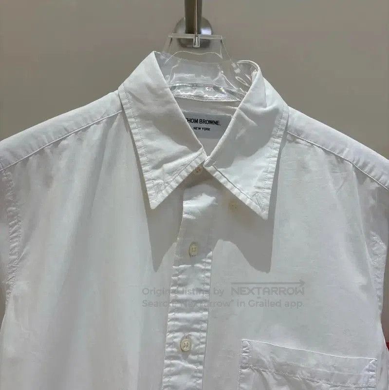 Other Thom Browne Men's Short Sleeve Striped Shirt . Size US S / EU 44-46 / 1 - 3 Thumbnail