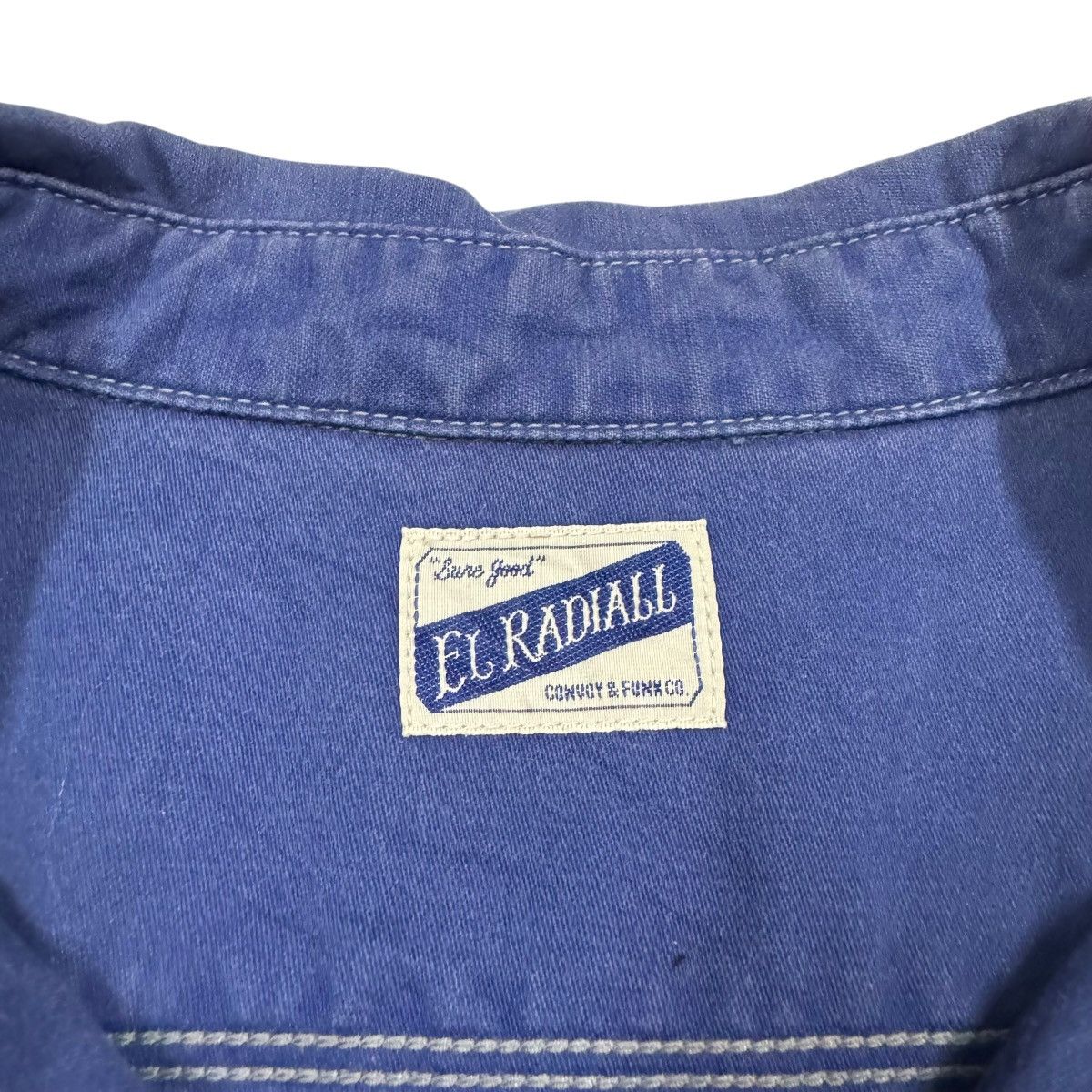 Toyo Enterprises El Radial Purple Moon Chambray Button Ups Made In Japan Size US M / EU 48-50 / 2 - 12 Thumbnail