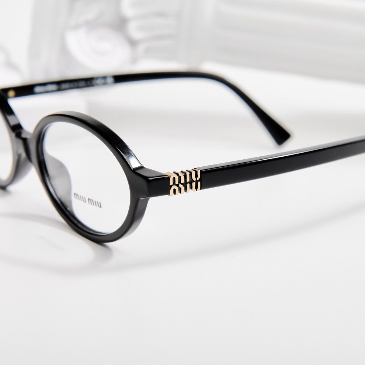 Miu Miu MIU MIU 0MU 01XV 1AB1O1 GLASSES Size ONE SIZE - 3 Thumbnail