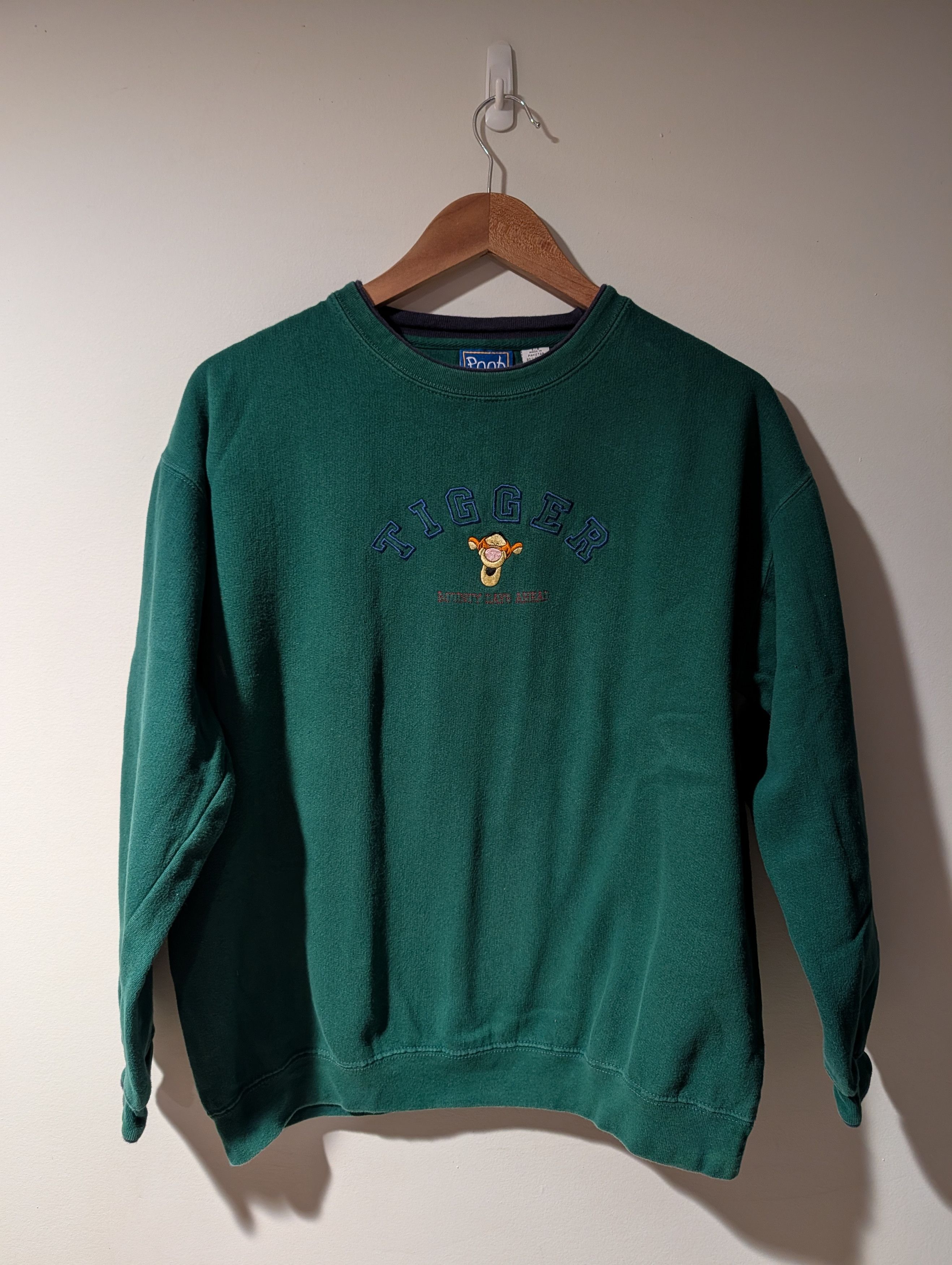 Disney Vintage 90s Tigger Winnie the Pooh Bouncy Days Sweatshirt Size L / US 10 / IT 46 - 1 Thumbnail