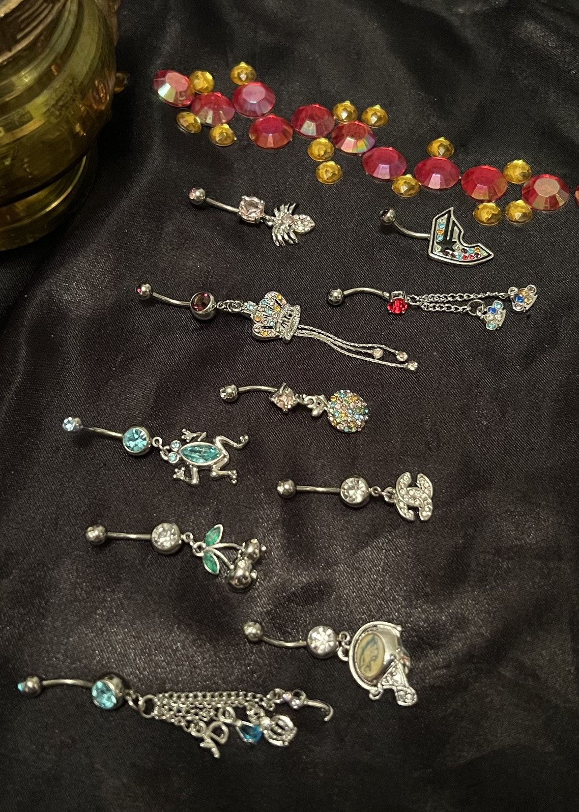 Other 10 Piece Belly Button Rings Size ONE SIZE - 5 Thumbnail