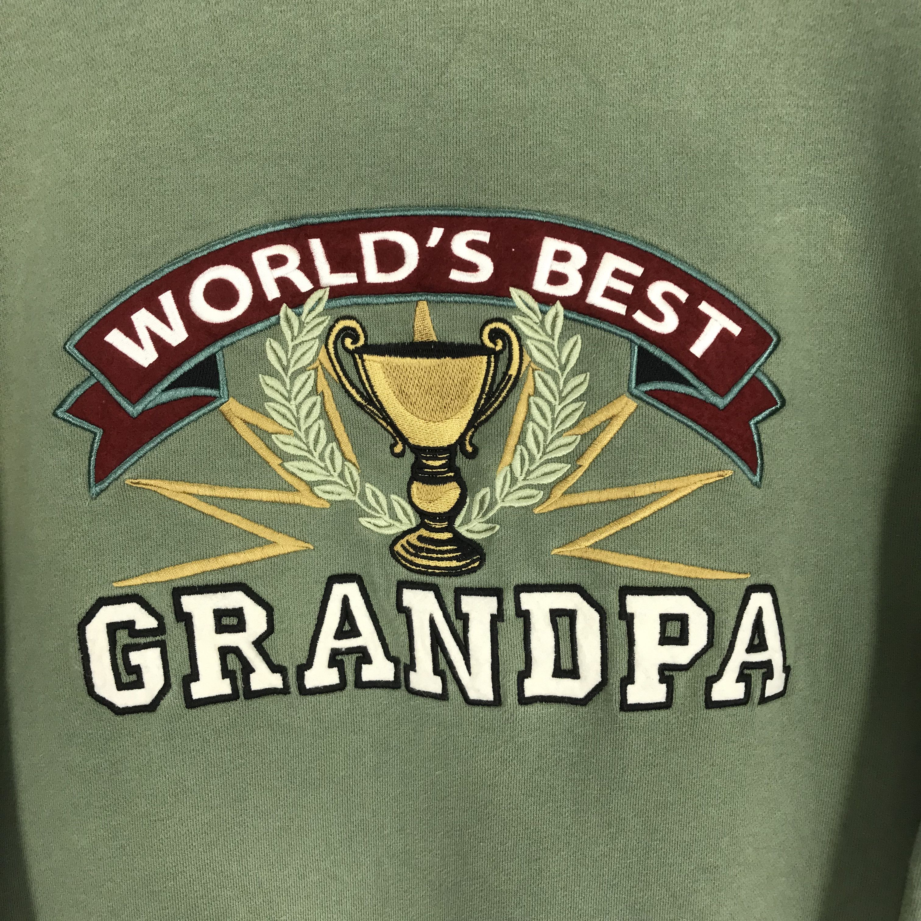 Vintage Vintage 90s Embroidered Grandpa Green - 302 Size US L / EU 52-54 / 3 - 5 Thumbnail