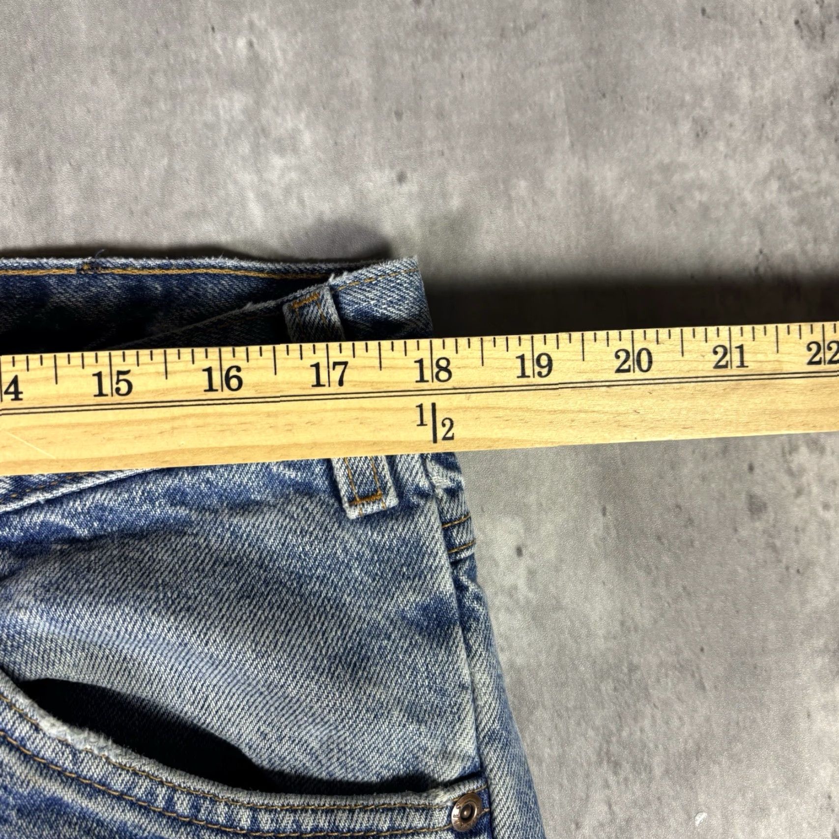 Dickies VINTAGE Dickies Jeans Light Wash 90s Flannel Lined 36x33 Men Cotton Relaxed Straight Blue 90s Theme Size US 36 / EU 52 - 5 Thumbnail