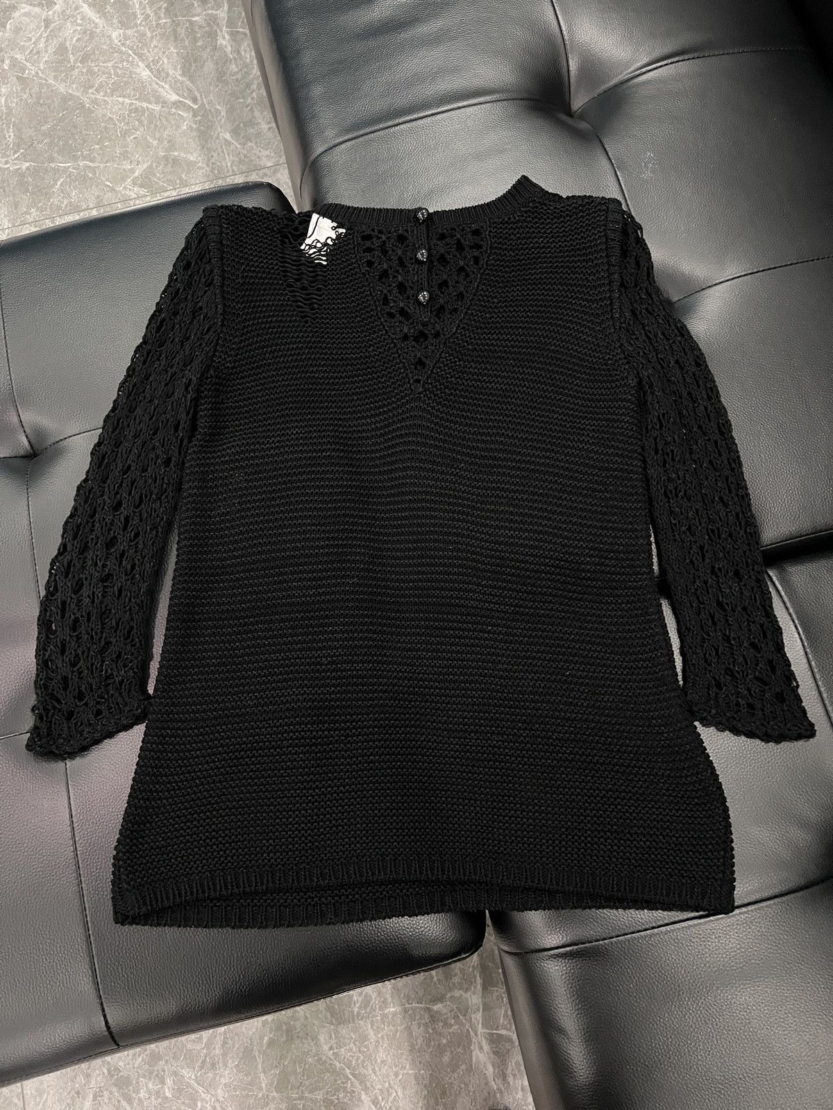 Chanel Chanel runway style, four-pocket openwork knit dress Size S / US 4 / IT 40 - 2 Thumbnail