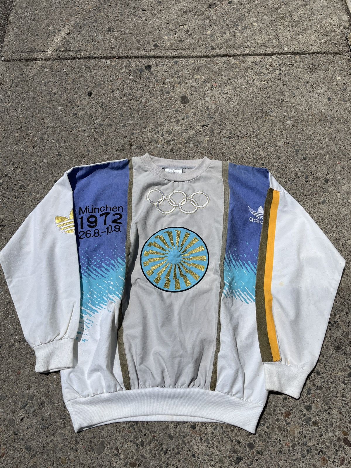 Adidas Vintage 1972 Olympics Adidas OG Shirt Sweatshirt Size US M / EU 48-50 / 2 - 1 Thumbnail