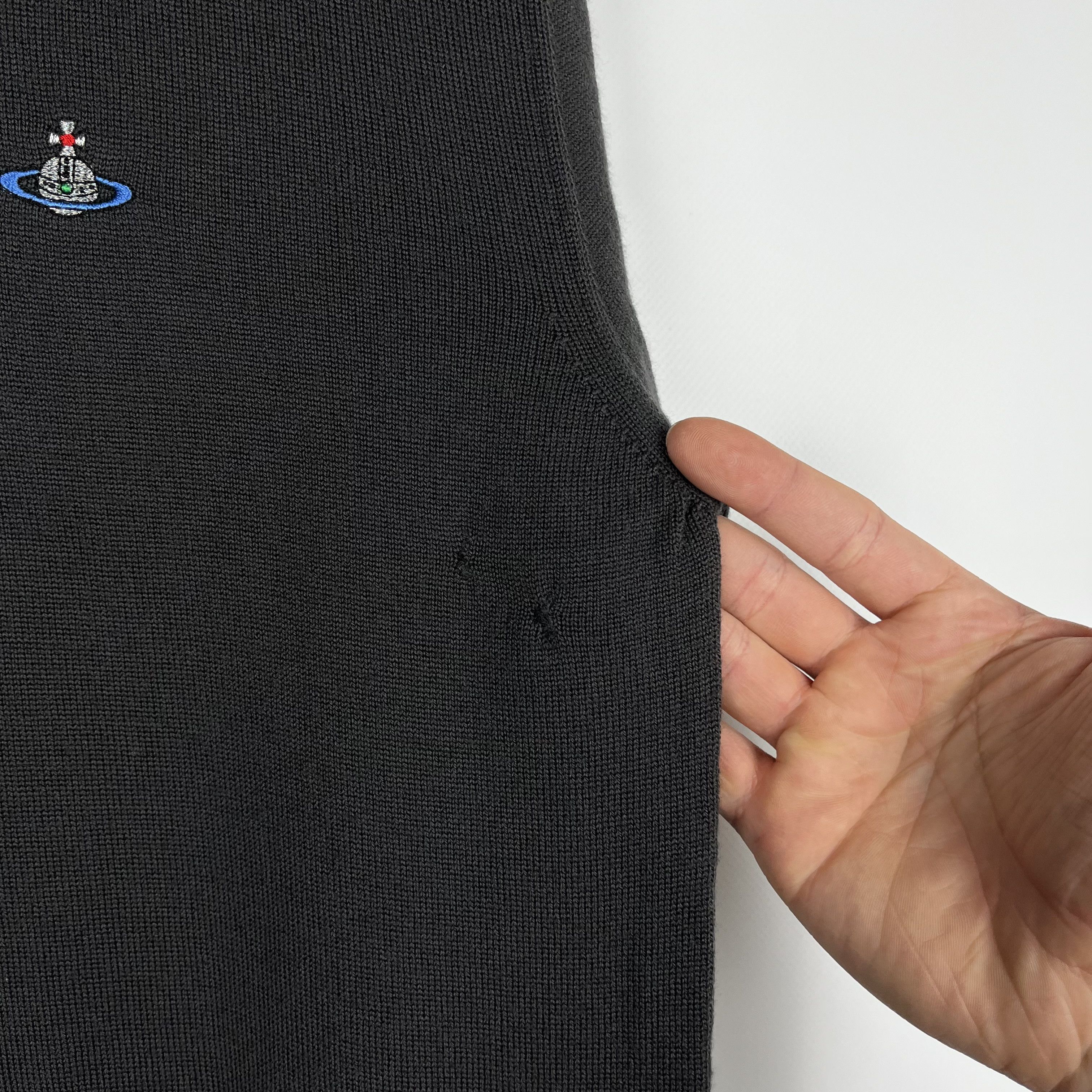Vivienne Westwood Vivienne Westwood Orb Logo Knitted Polo Sweater Size US M / EU 48-50 / 2 - 16 Thumbnail