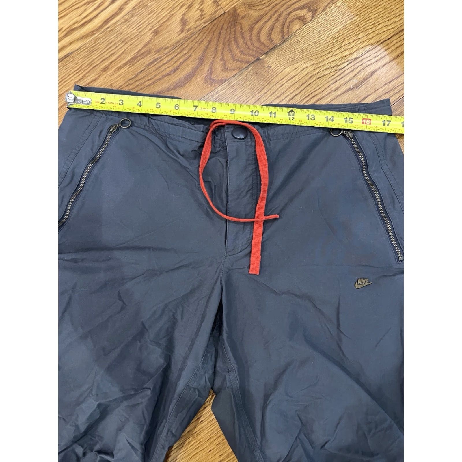 Nike VINTAGE Nike Track Pants Men Medium Red Activewear 90s Pockets Zippered Legs Size US 31 - 7 Thumbnail
