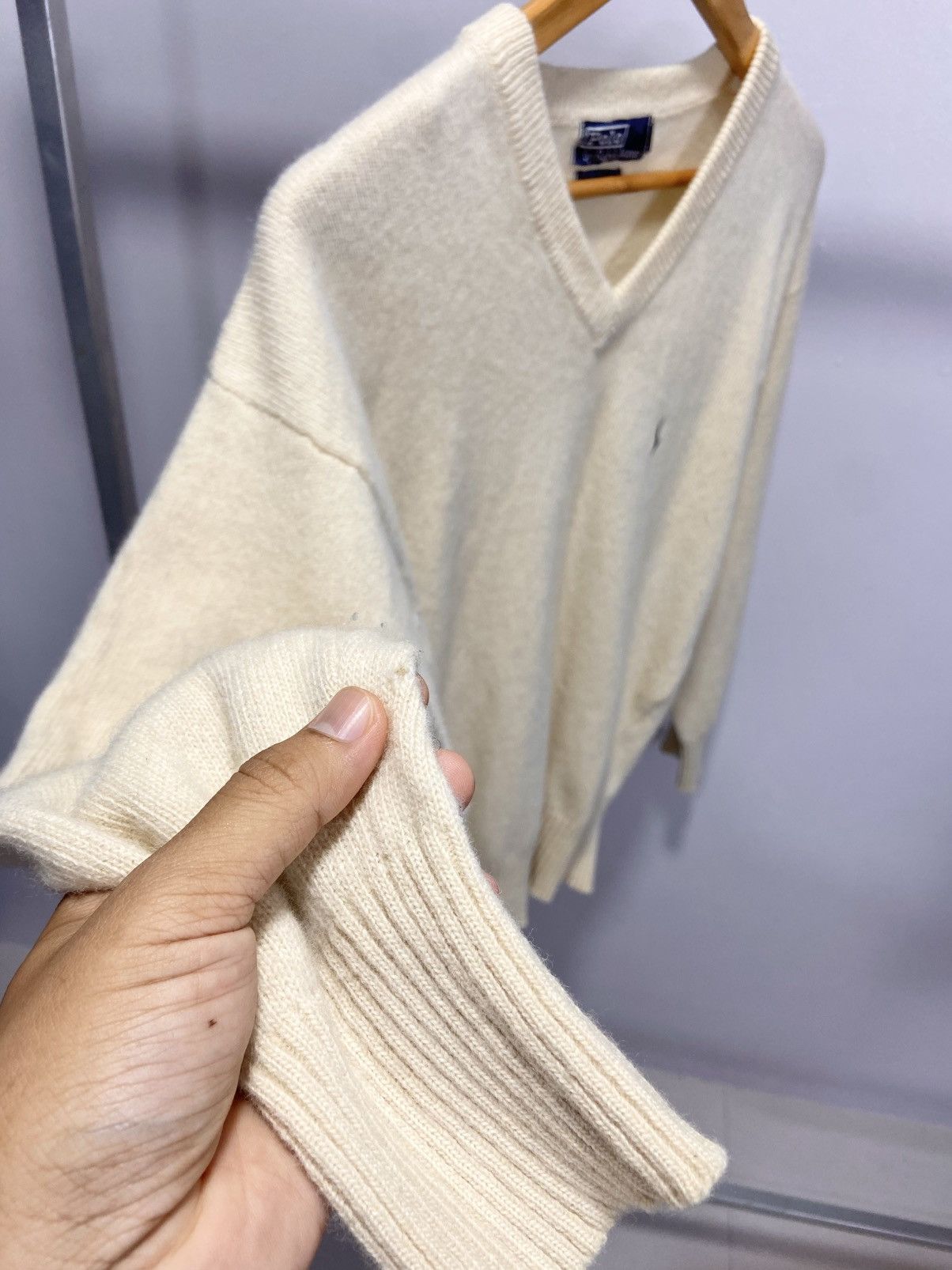 Homespun Knitwear × Polo Ralph Lauren × Vintage Vintage Polo Ralph Lauren Lambs Wool sweater Size US M / EU 48-50 / 2 - 7 Thumbnail