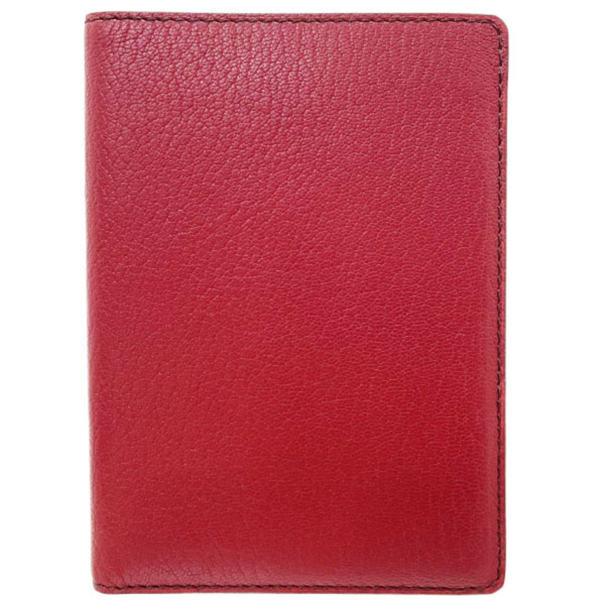 Cartier Cartier Passport Case Leather Red Cover Holder Travel Goods TT-14908 Size ONE SIZE - 1 Thumbnail